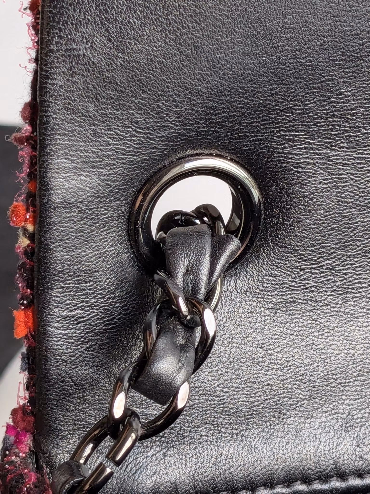 Chanel Tweed Mini Rectangular Classic Flap