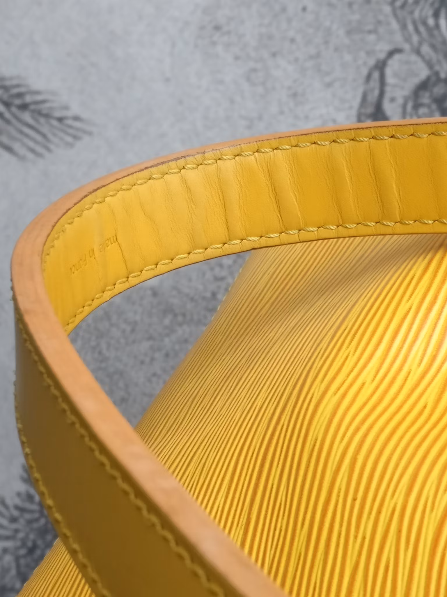 Louis Vuitton Petit Noé yellow epi