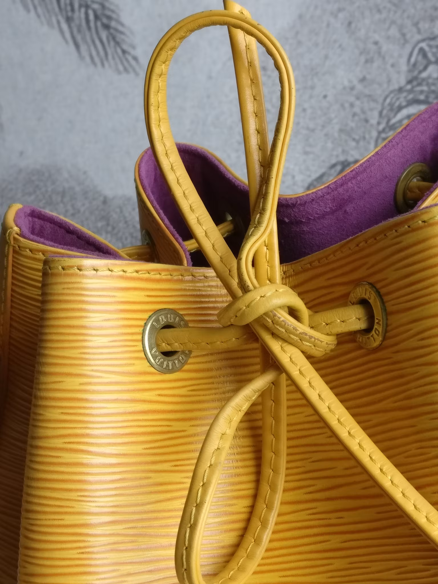 Louis Vuitton Petit Noé yellow epi