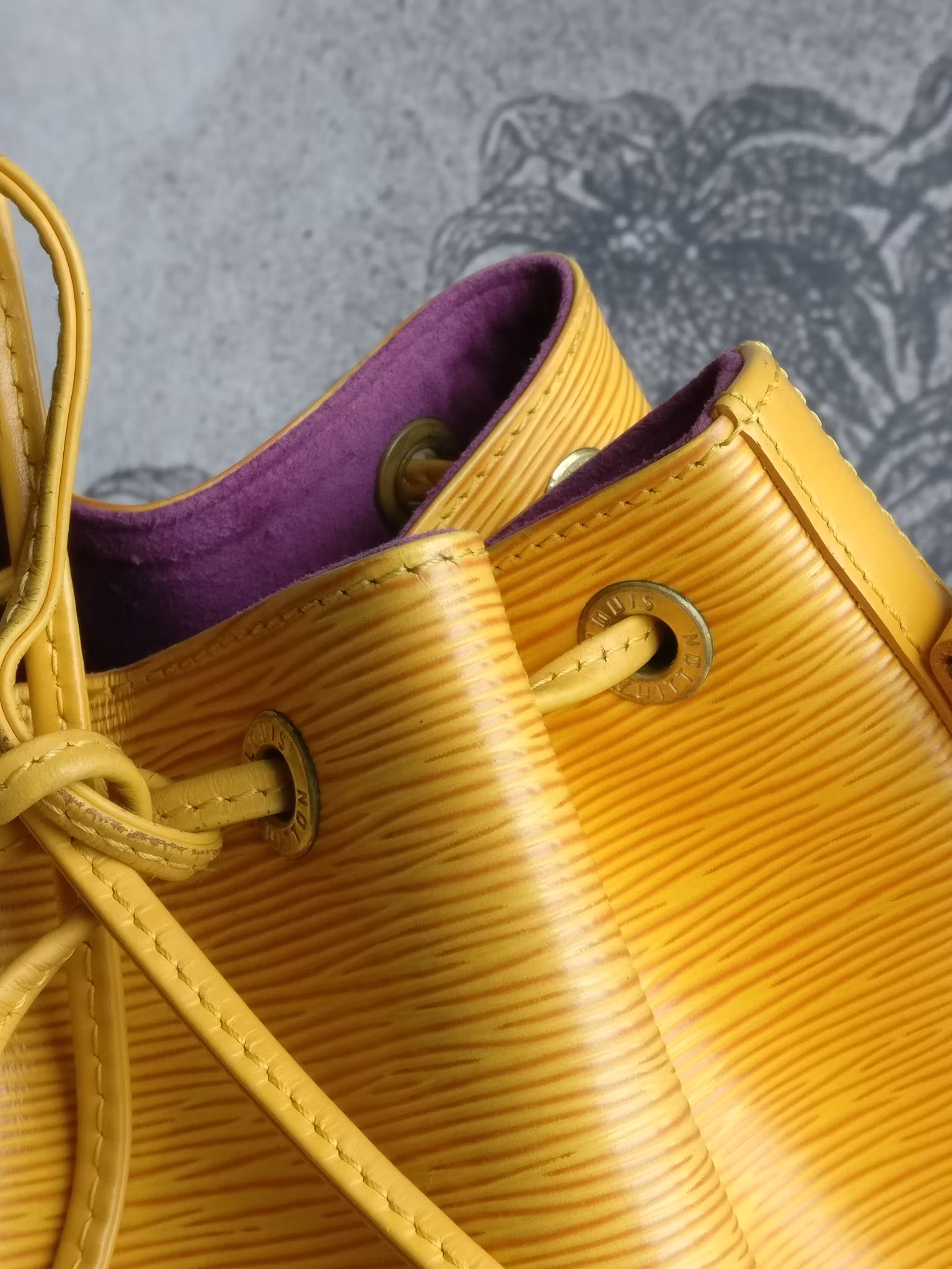 Louis Vuitton Petit Noé yellow epi