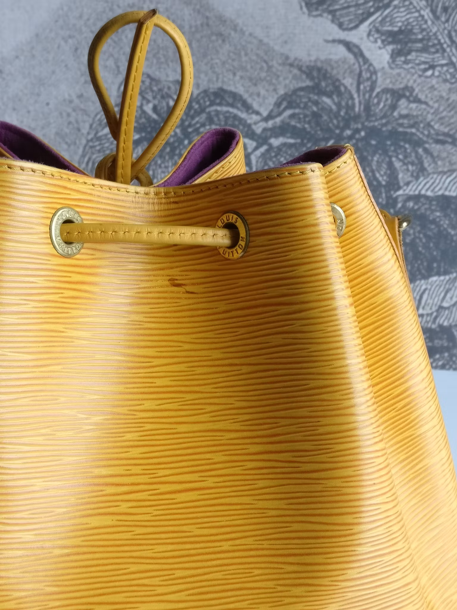 Louis Vuitton Petit Noé yellow epi