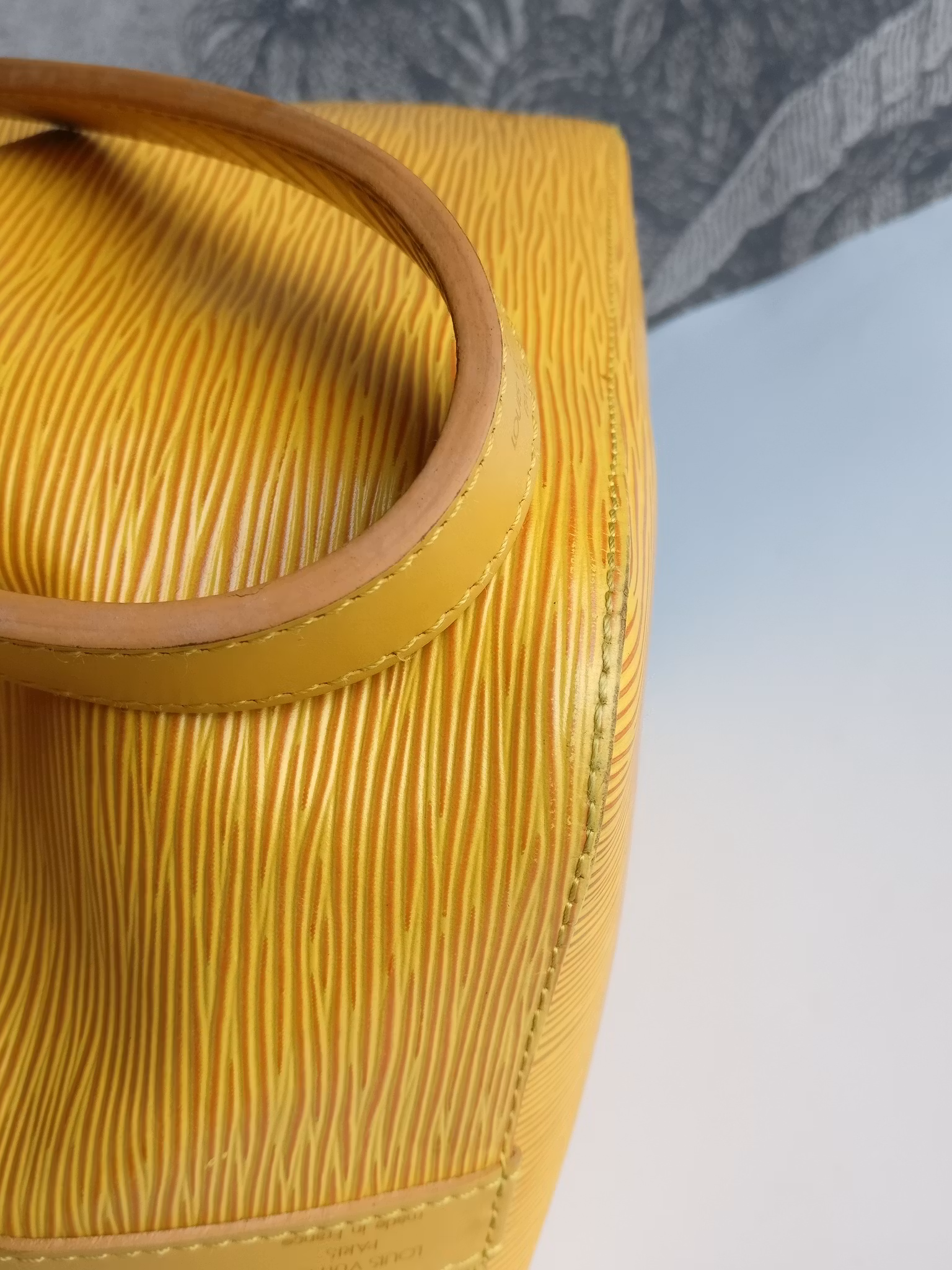 Louis Vuitton Petit Noé yellow epi