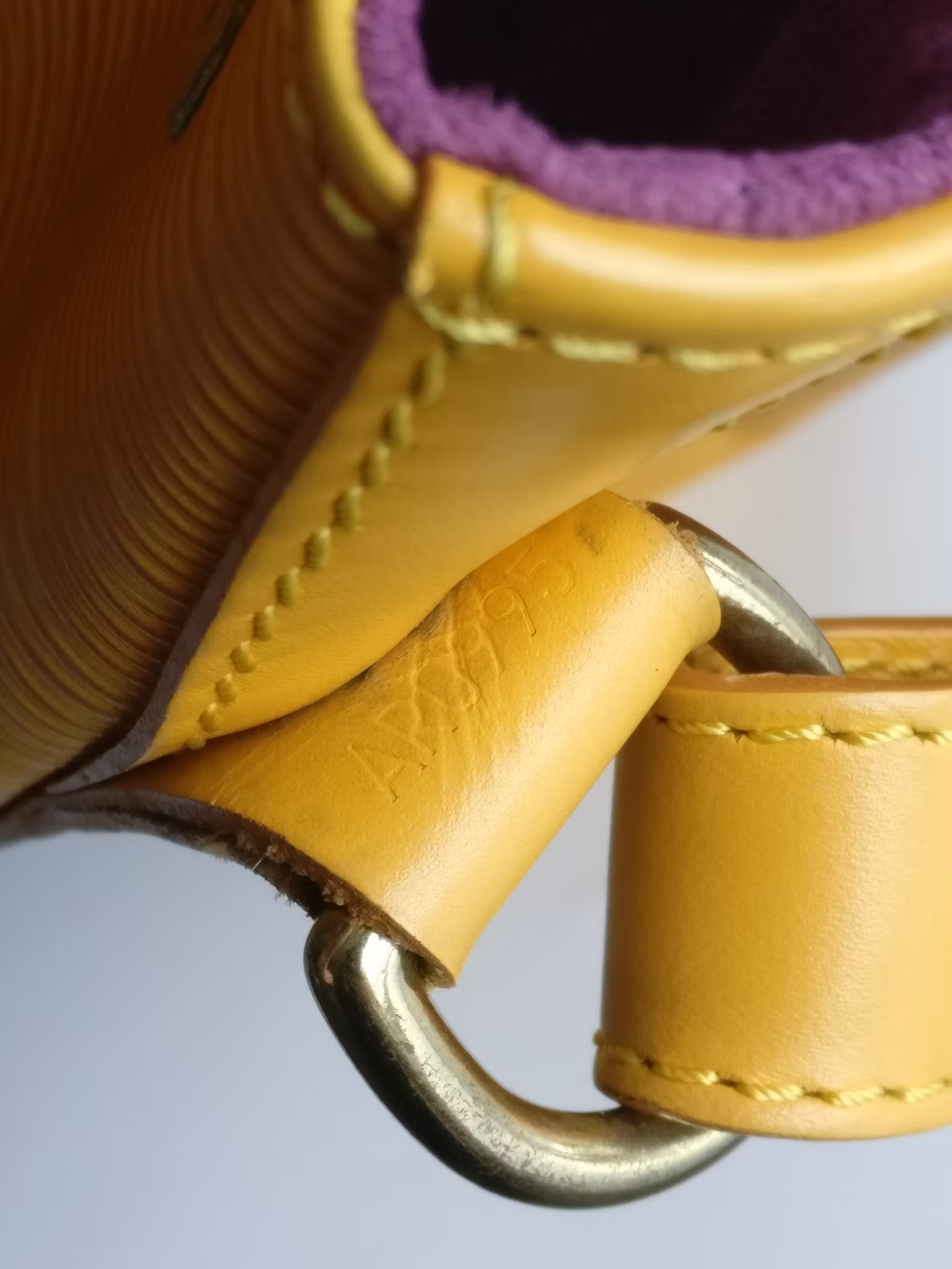 Louis Vuitton Petit Noé yellow epi