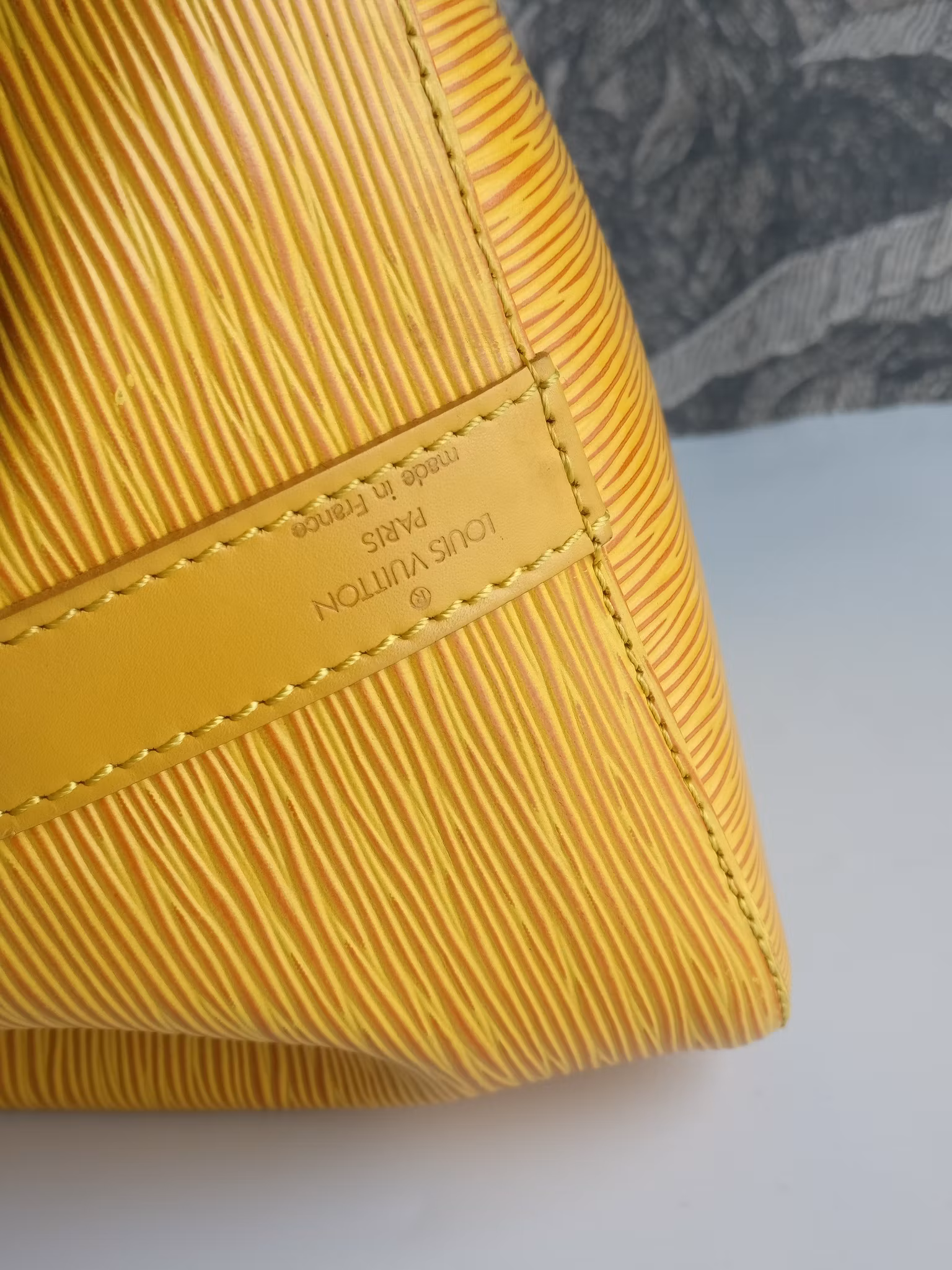 Louis Vuitton Petit Noé yellow epi