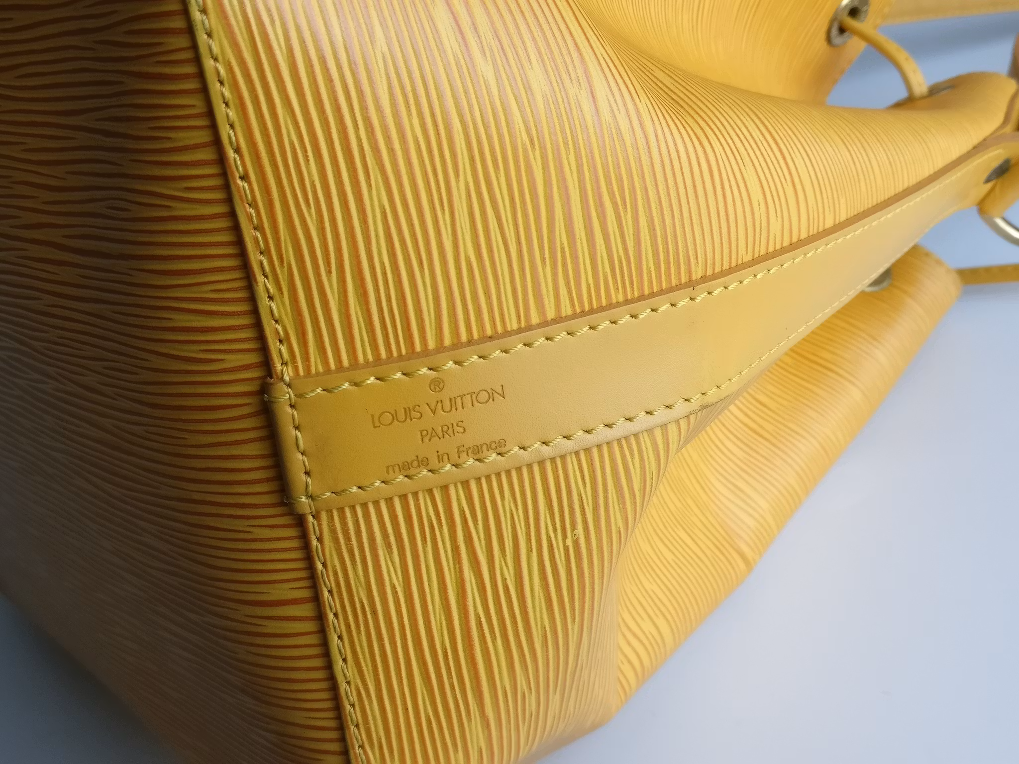Louis Vuitton Petit Noé yellow epi