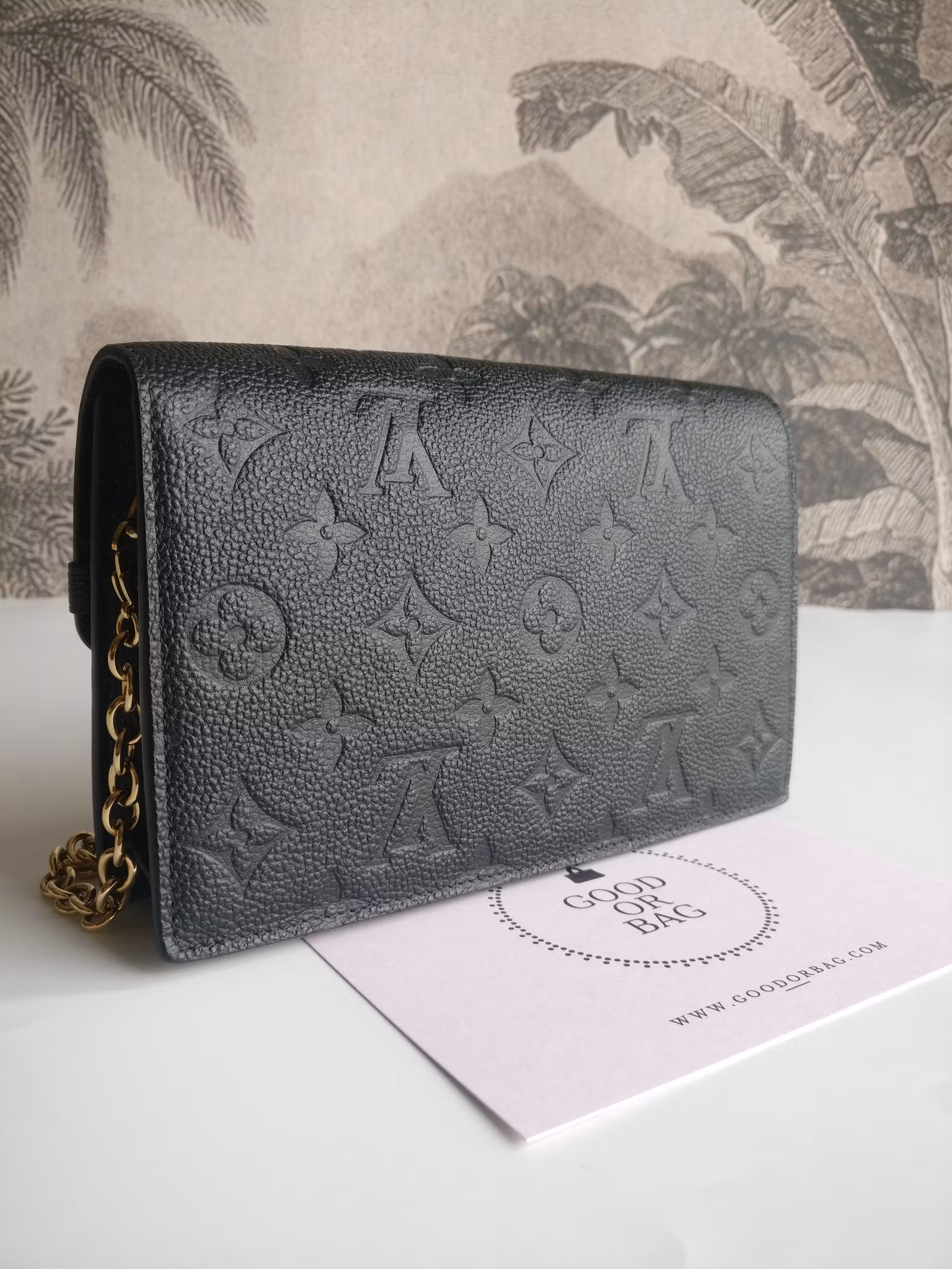 Louis Vuitton Vavin Chain Wallet empreinte