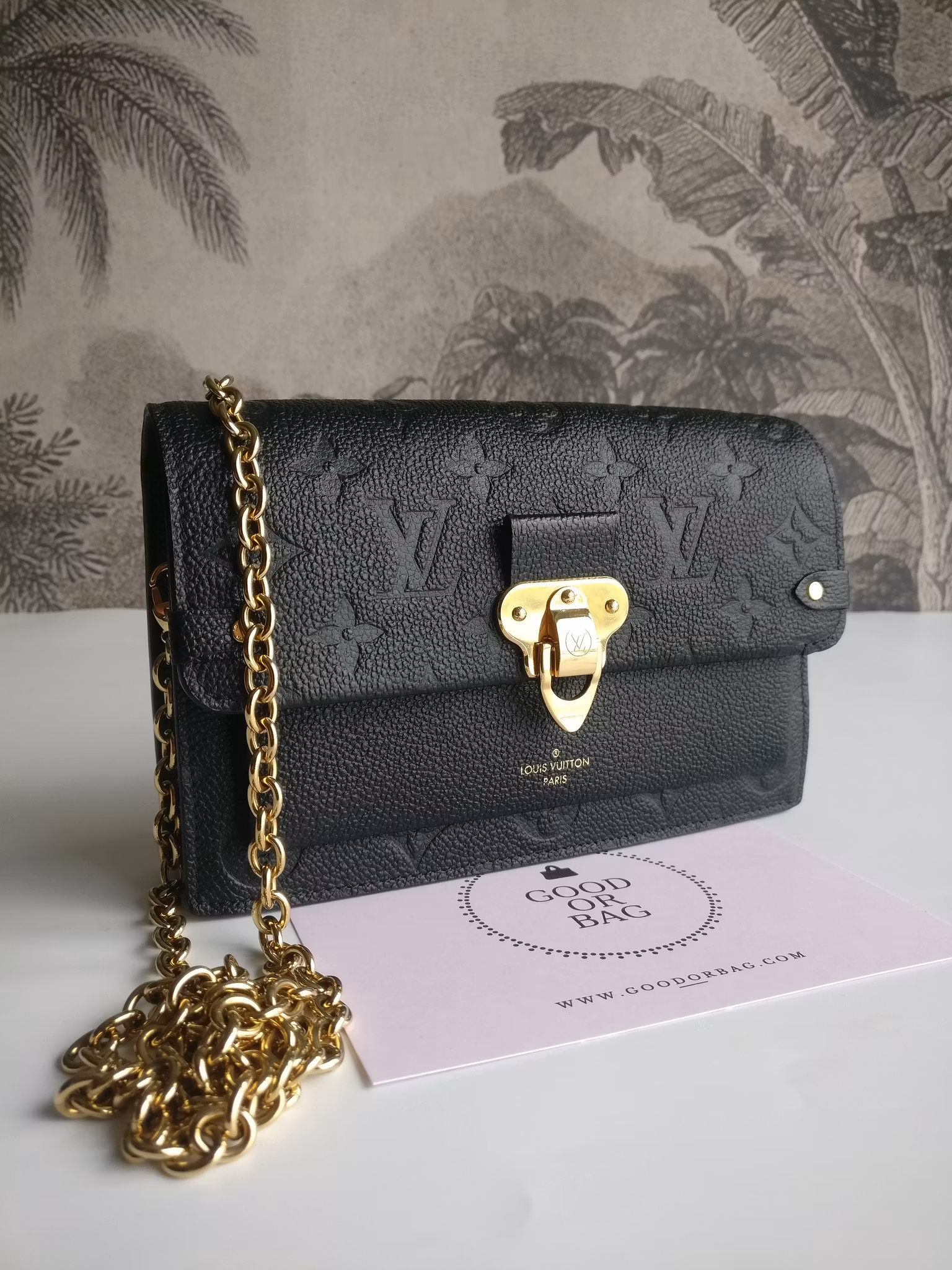 Louis Vuitton Vavin Chain Wallet empreinte