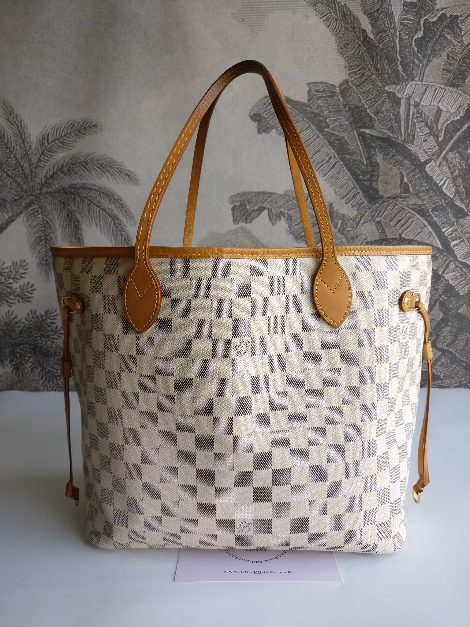 Louis Vuitton Neverfull MM damier azur
