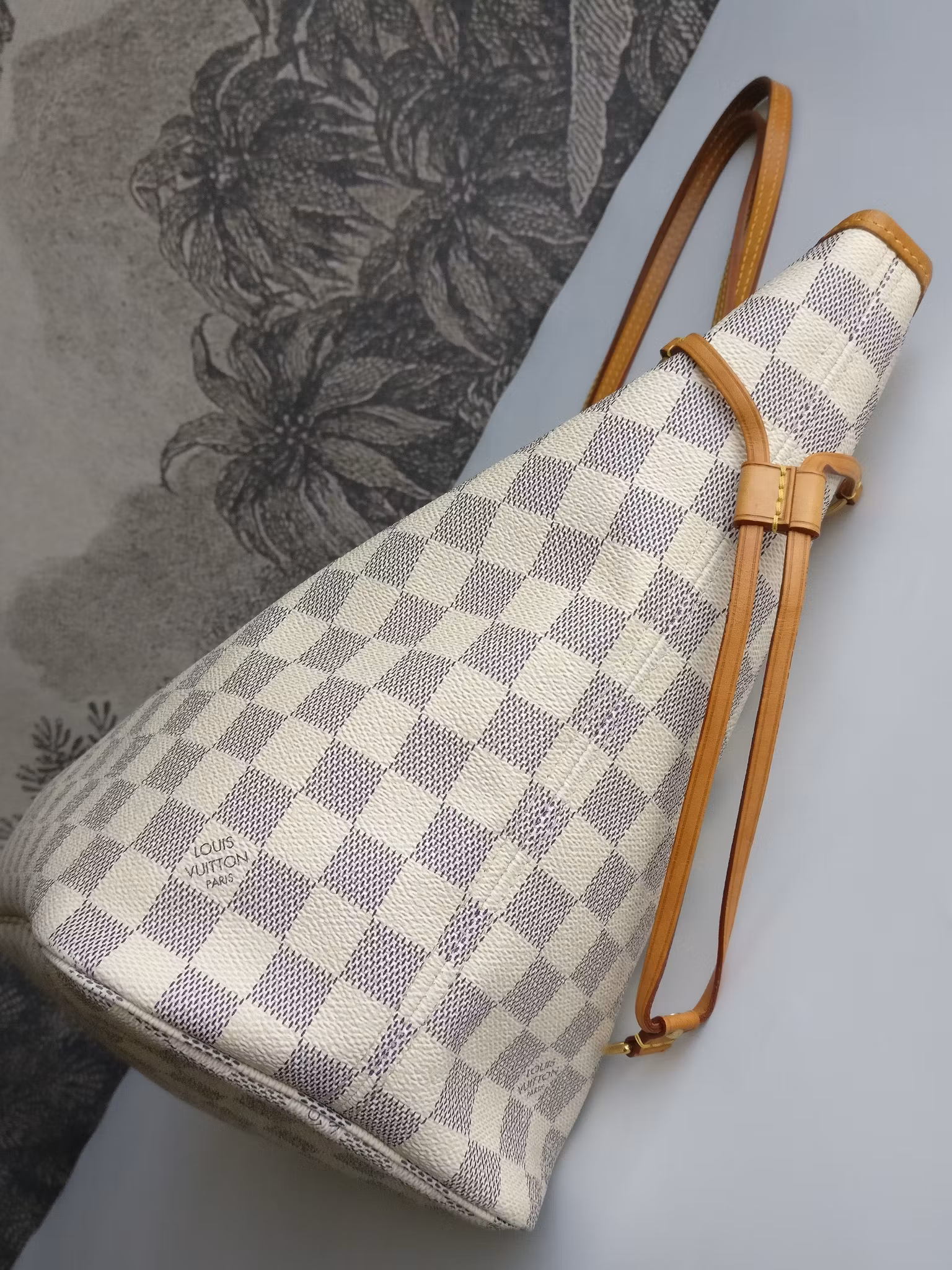 Louis Vuitton Neverfull MM damier azur