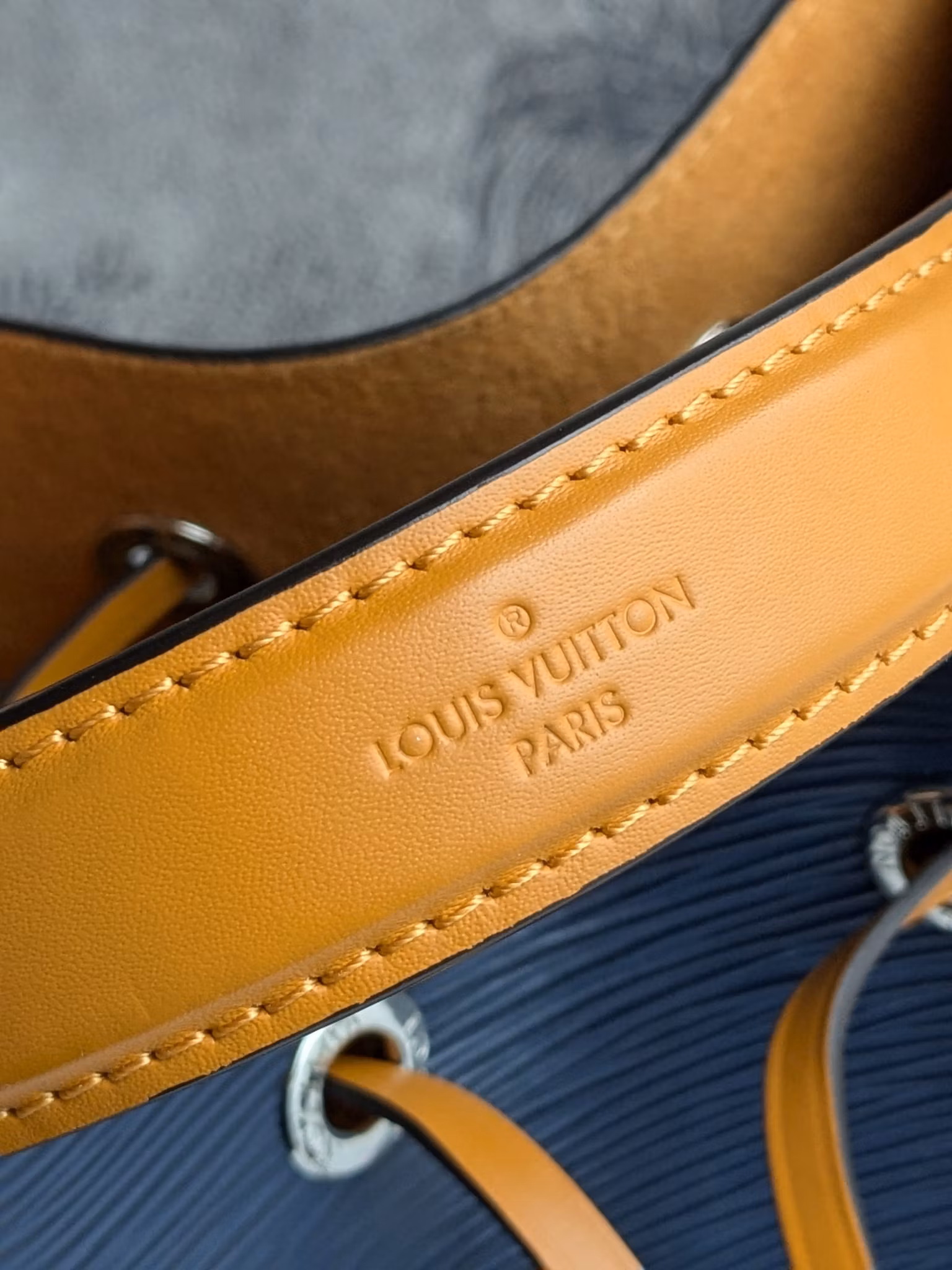 Louis Vuitton NéoNoé BB Indigo Safran