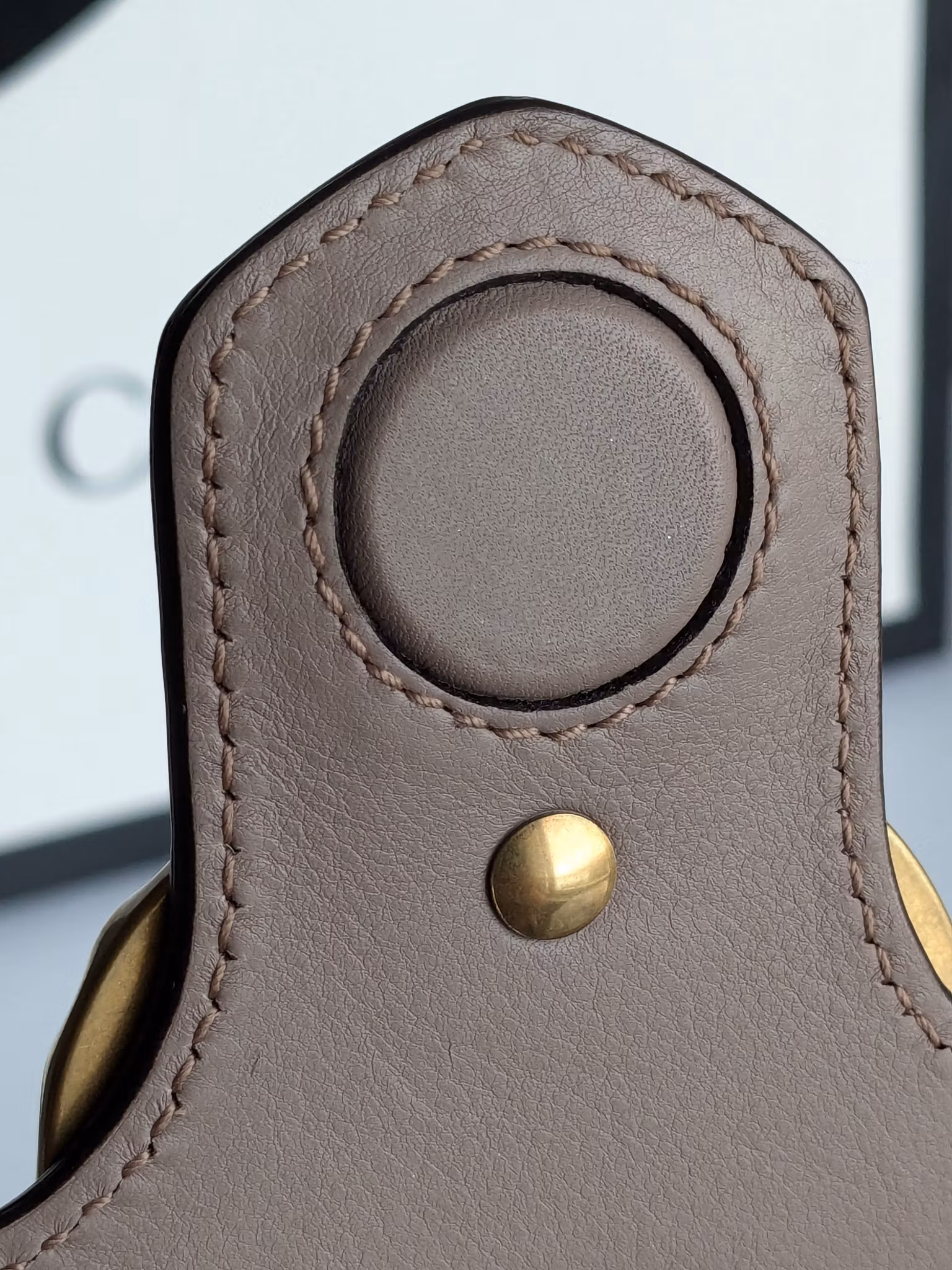 Gucci calfskin Pearly GG Marmont Clutch