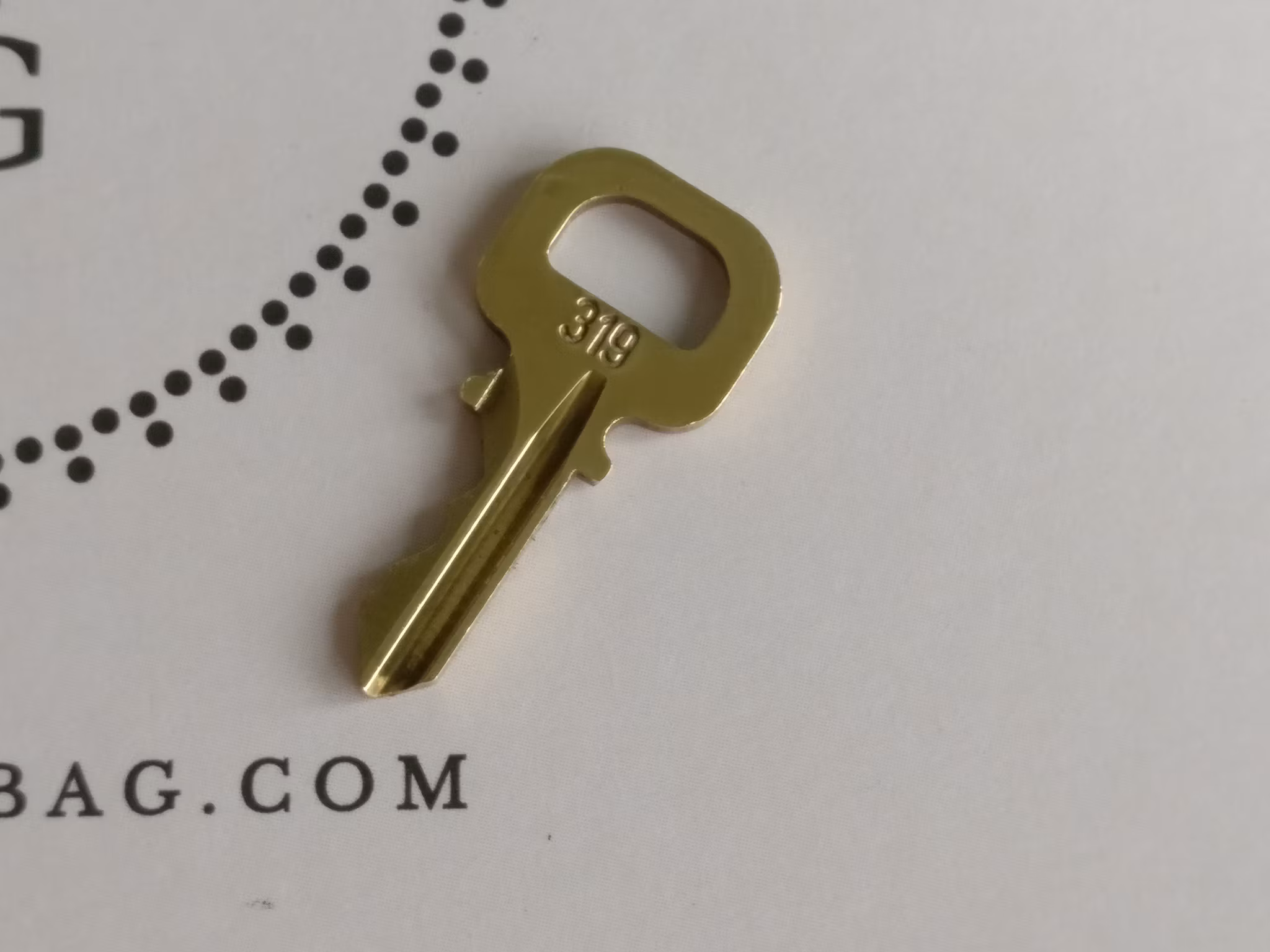 Louis Vuitton padlock with key 319