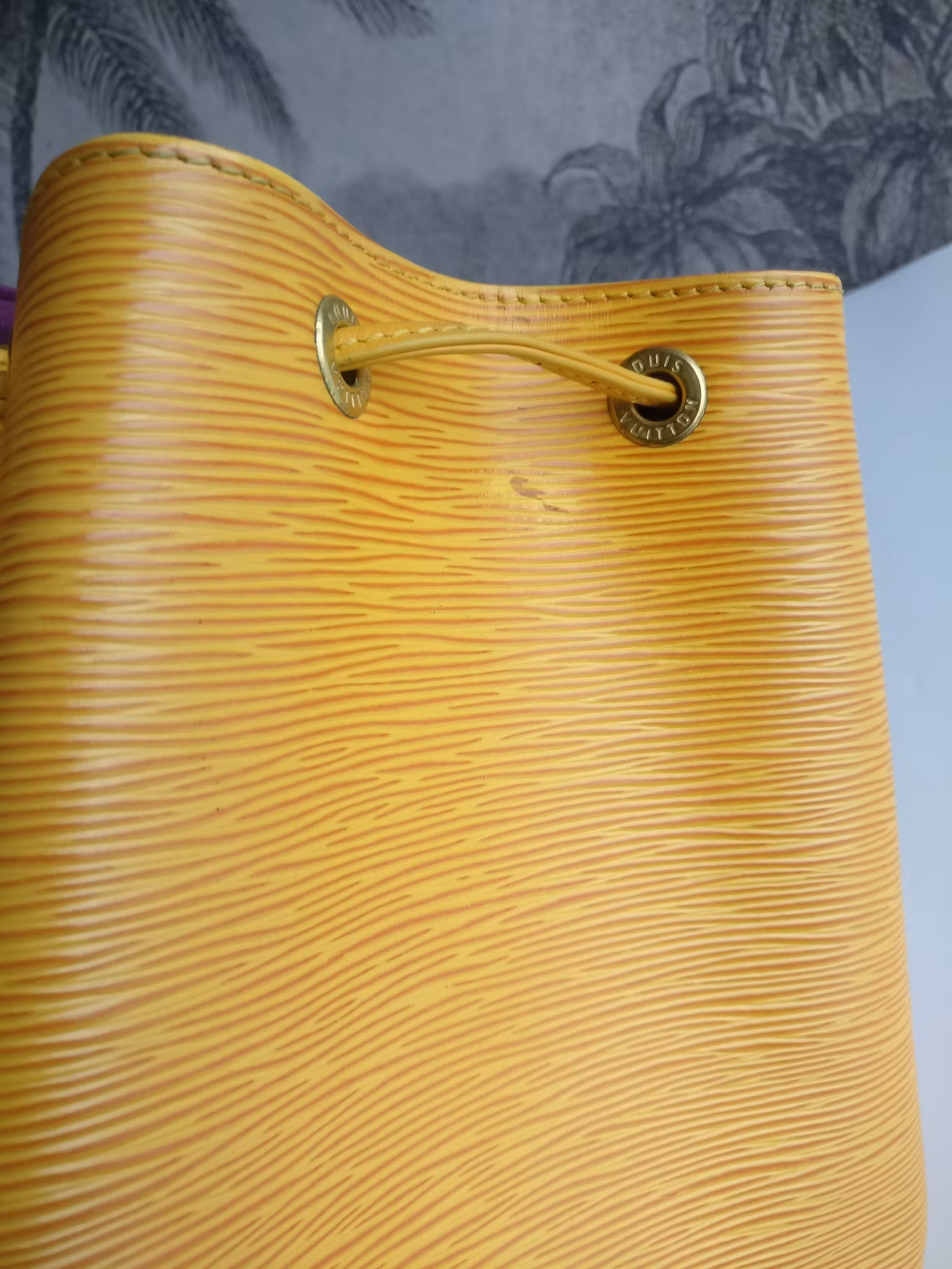 Louis Vuitton Petit Noé yellow epi