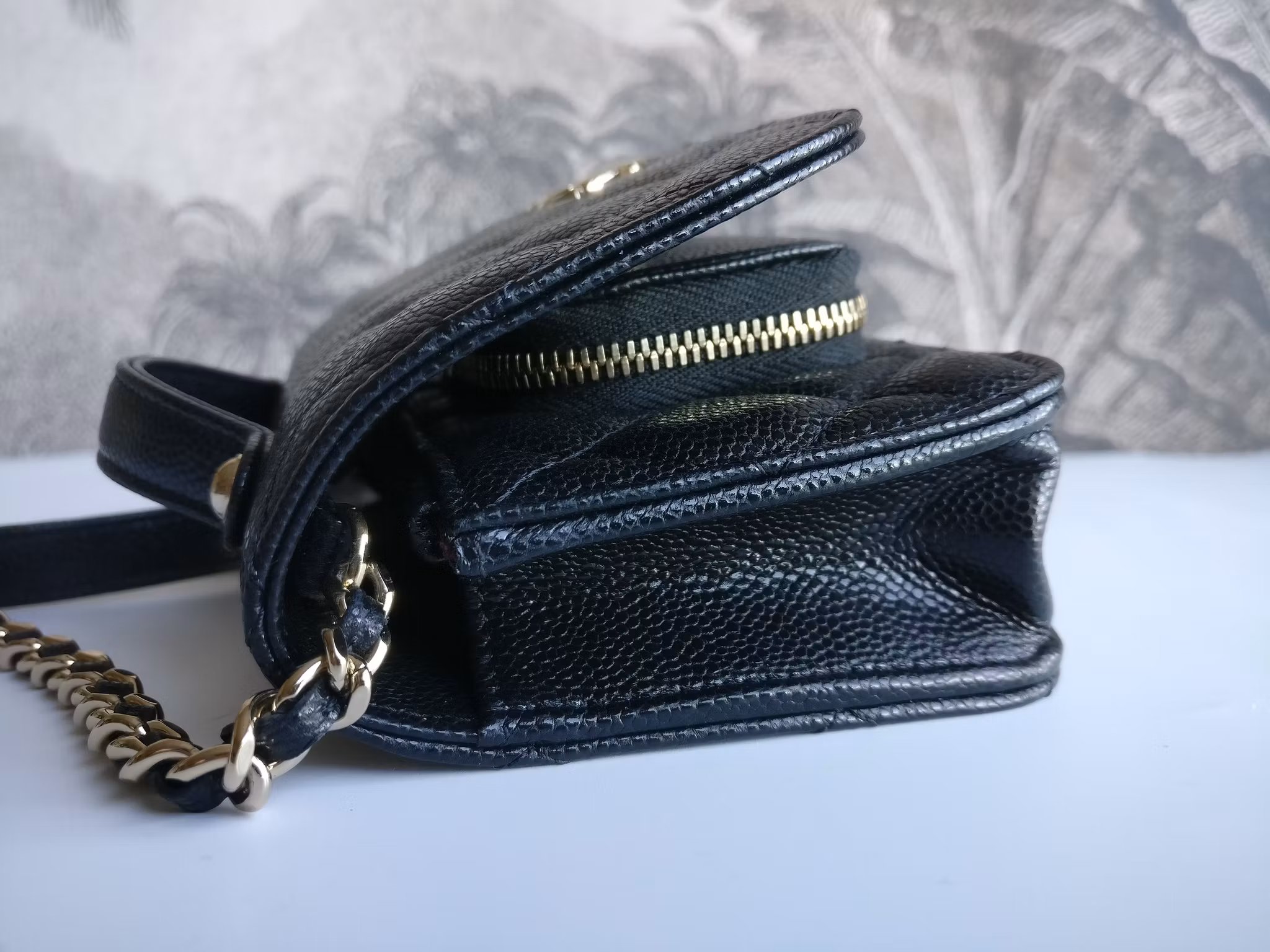 Chanel Mini Business Affinity Clutch with Chain