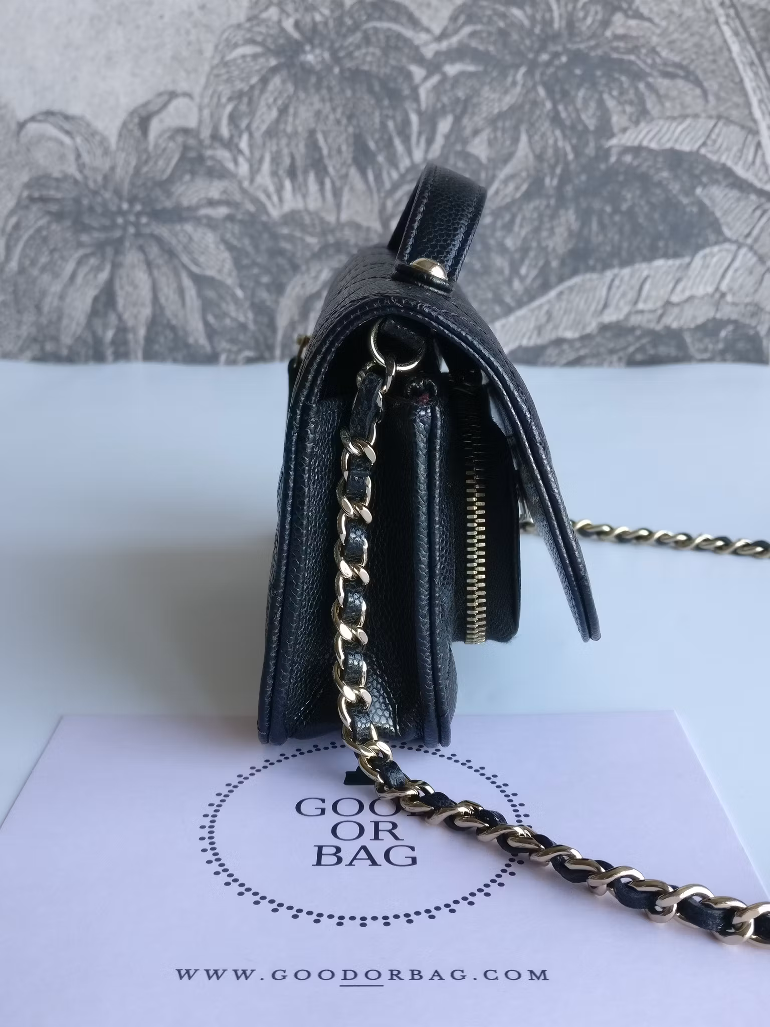 Chanel Mini Business Affinity Clutch with Chain