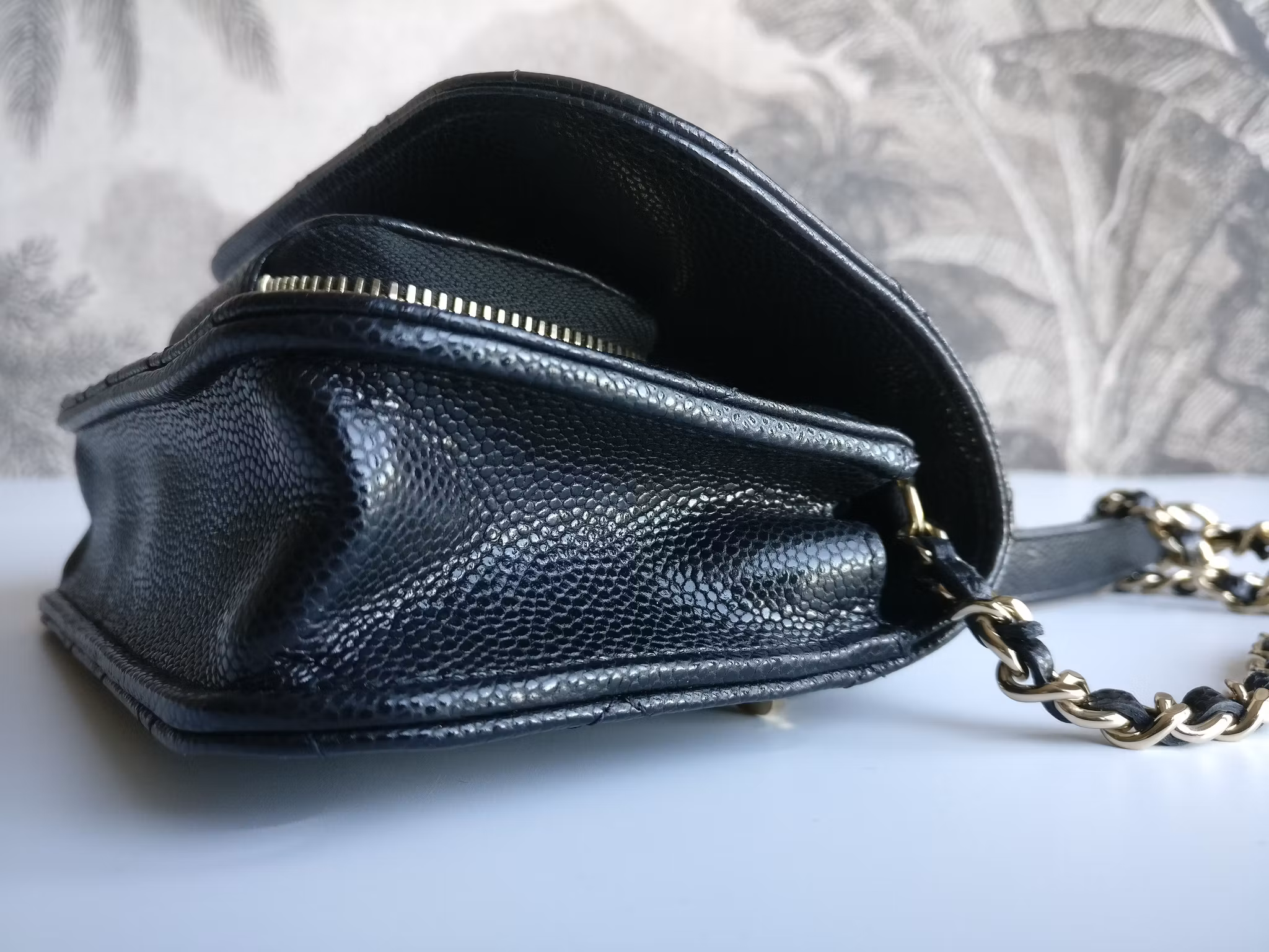 Chanel Mini Business Affinity Clutch with Chain