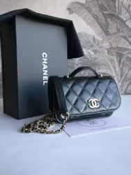 Chanel Mini Business Affinity Clutch with Chain