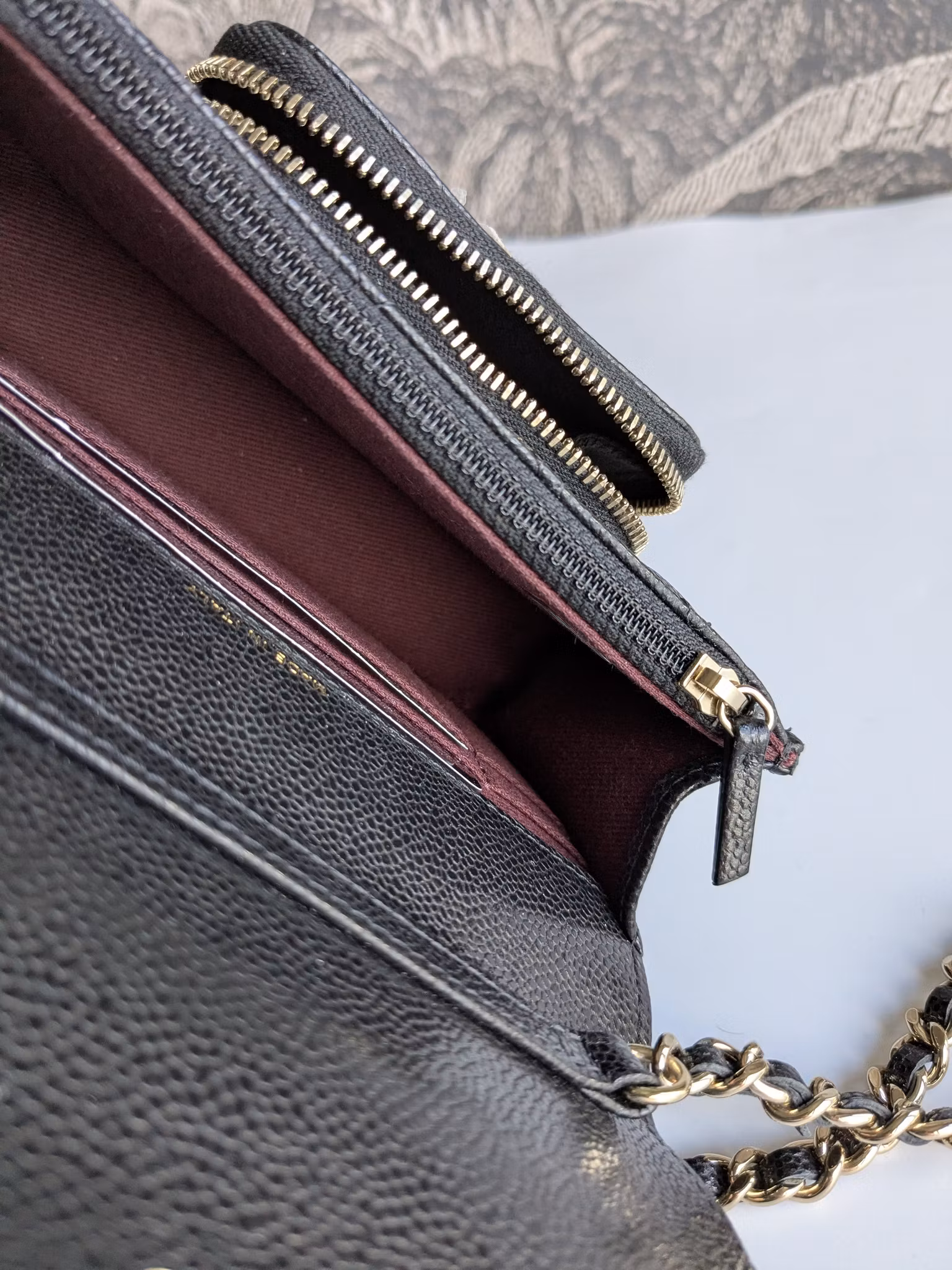 Chanel Mini Business Affinity Clutch with Chain