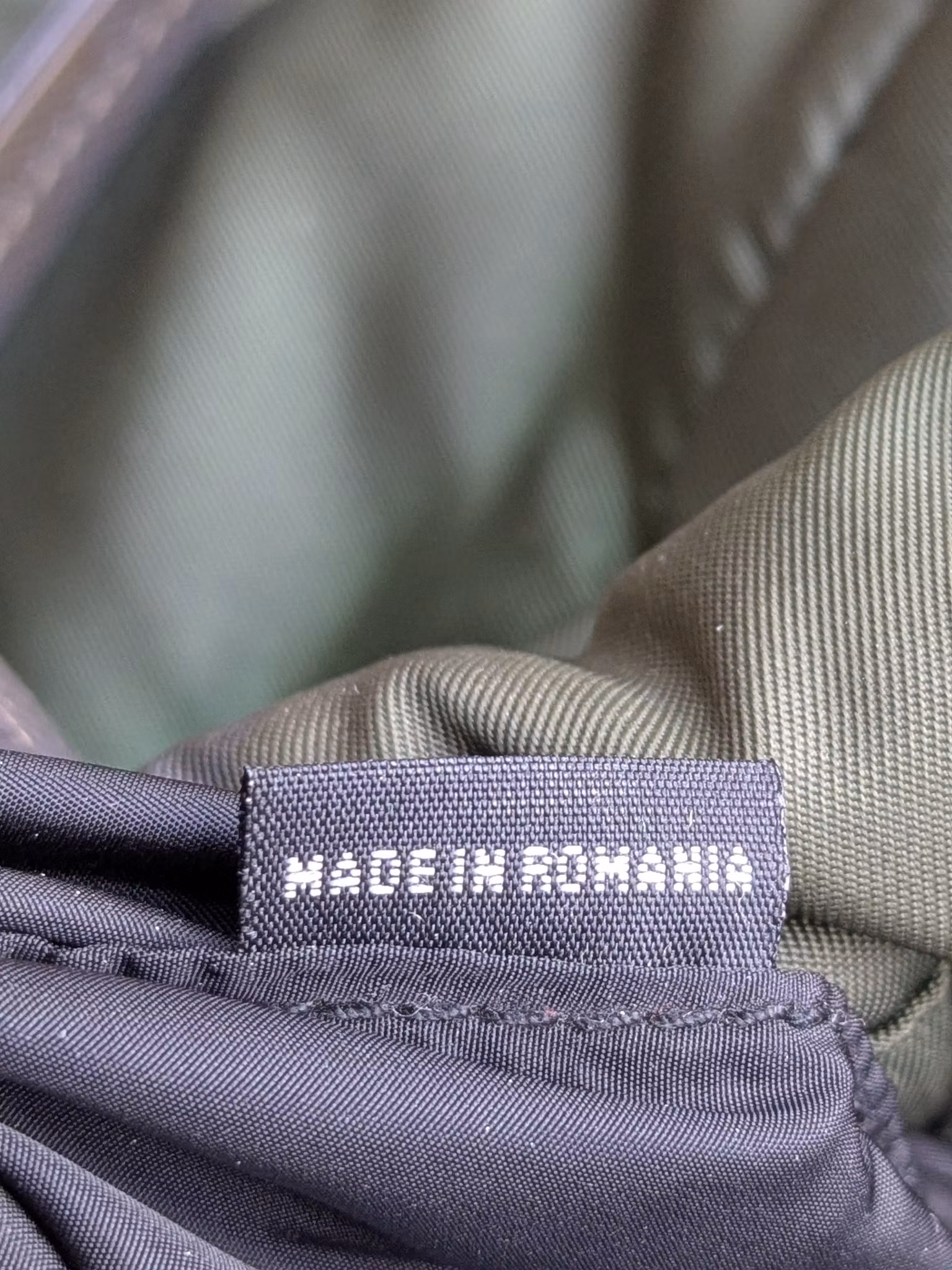 Prada Tessuto Nylon Bomber Tote Khaki