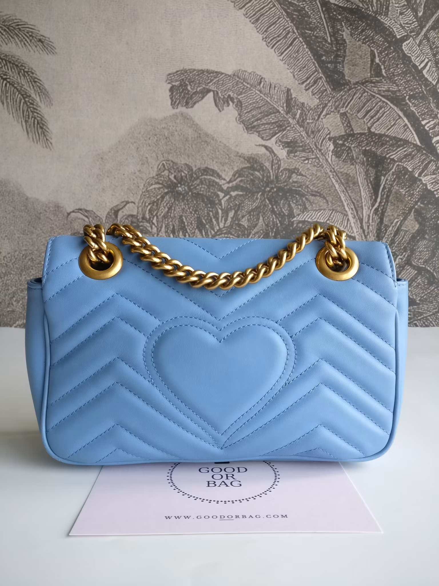 Gucci Marmont Shoulder bag light blue