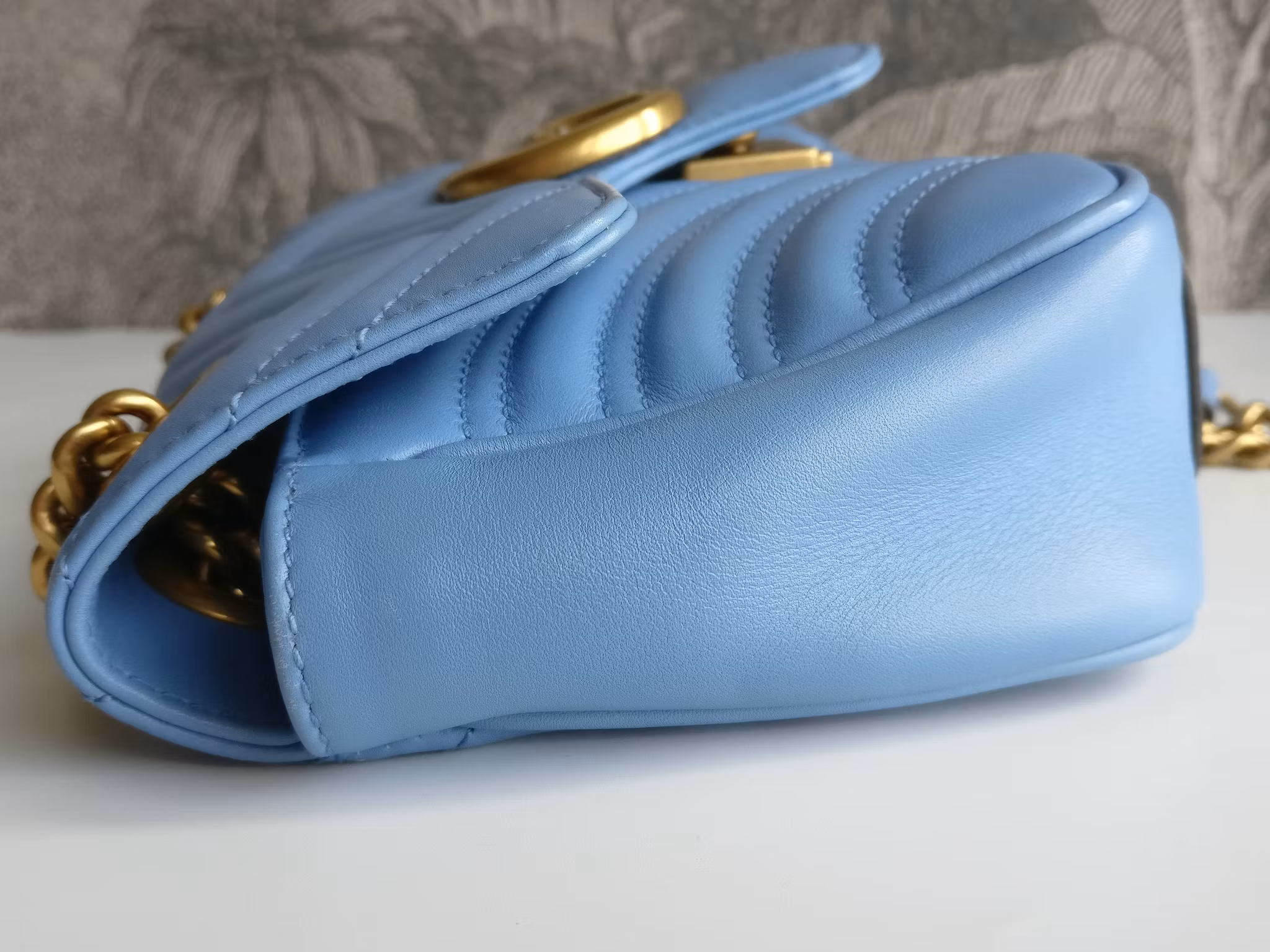 Gucci Marmont Shoulder bag light blue