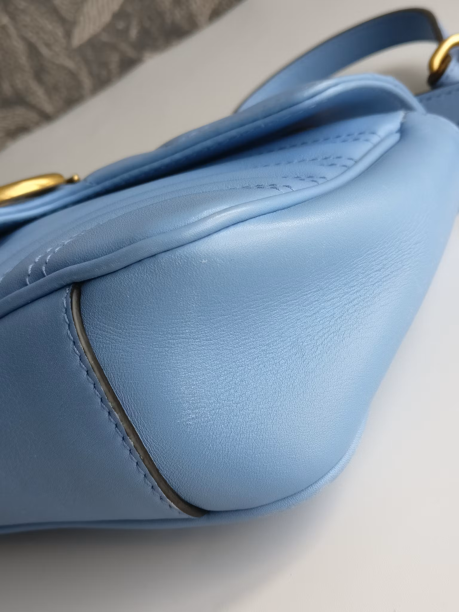 Gucci Marmont Shoulder bag light blue