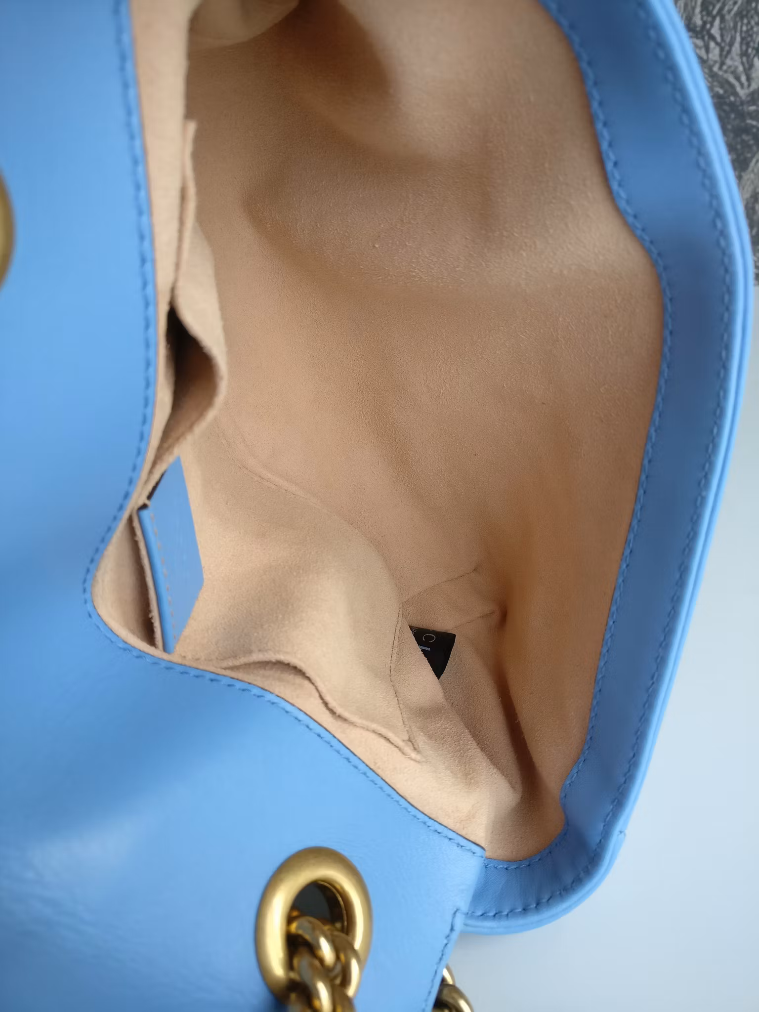 Gucci Marmont Shoulder bag light blue