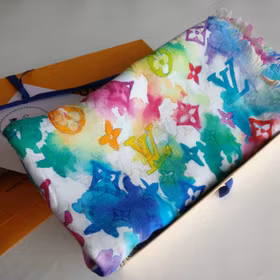 Louis Vuitton Limited Edition Watercolor Stole Shawl
