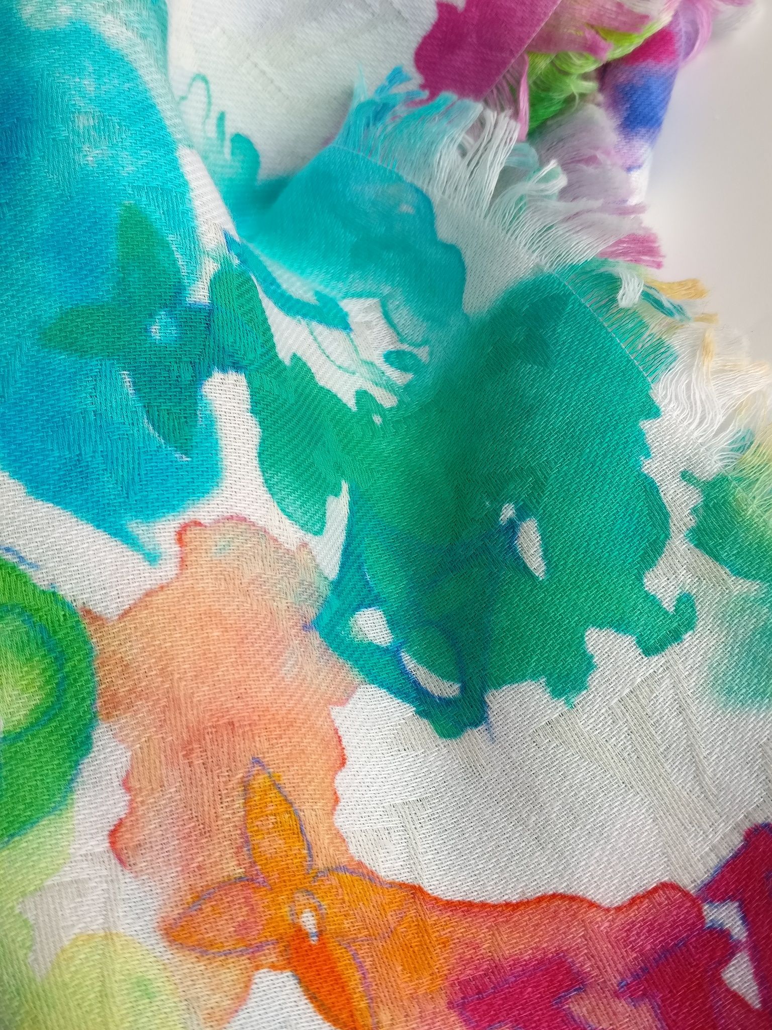 Louis Vuitton Limited Edition Watercolor Stole Shawl