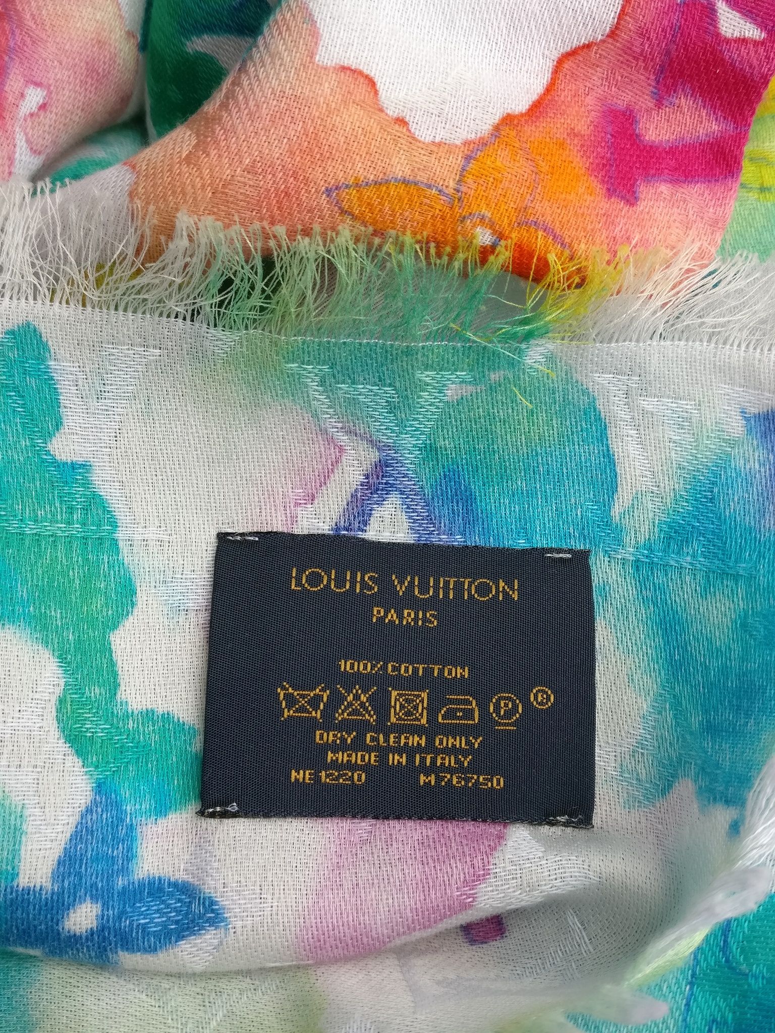 Louis Vuitton Limited Edition Watercolor Stole Shawl