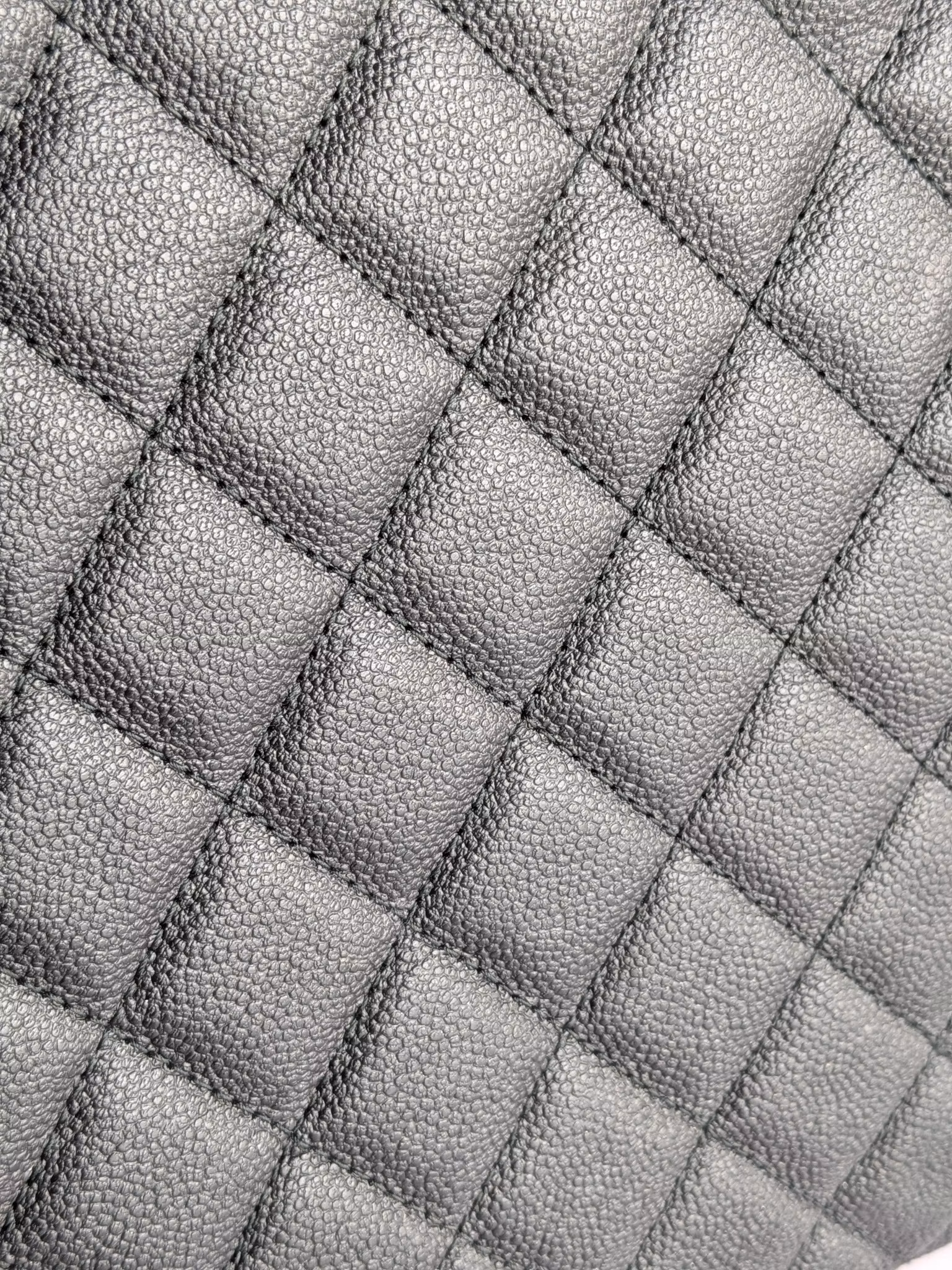 Chanel Medium Quilted Caviar Boy O Case Clutch