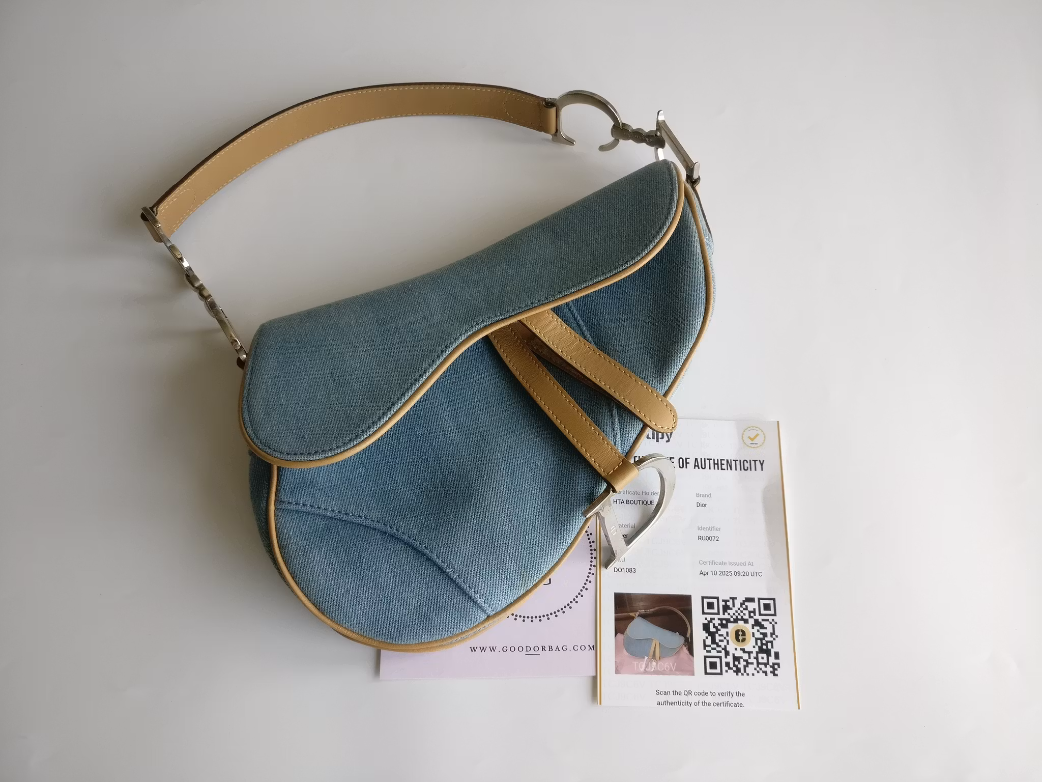 Dior Saddle bag denim