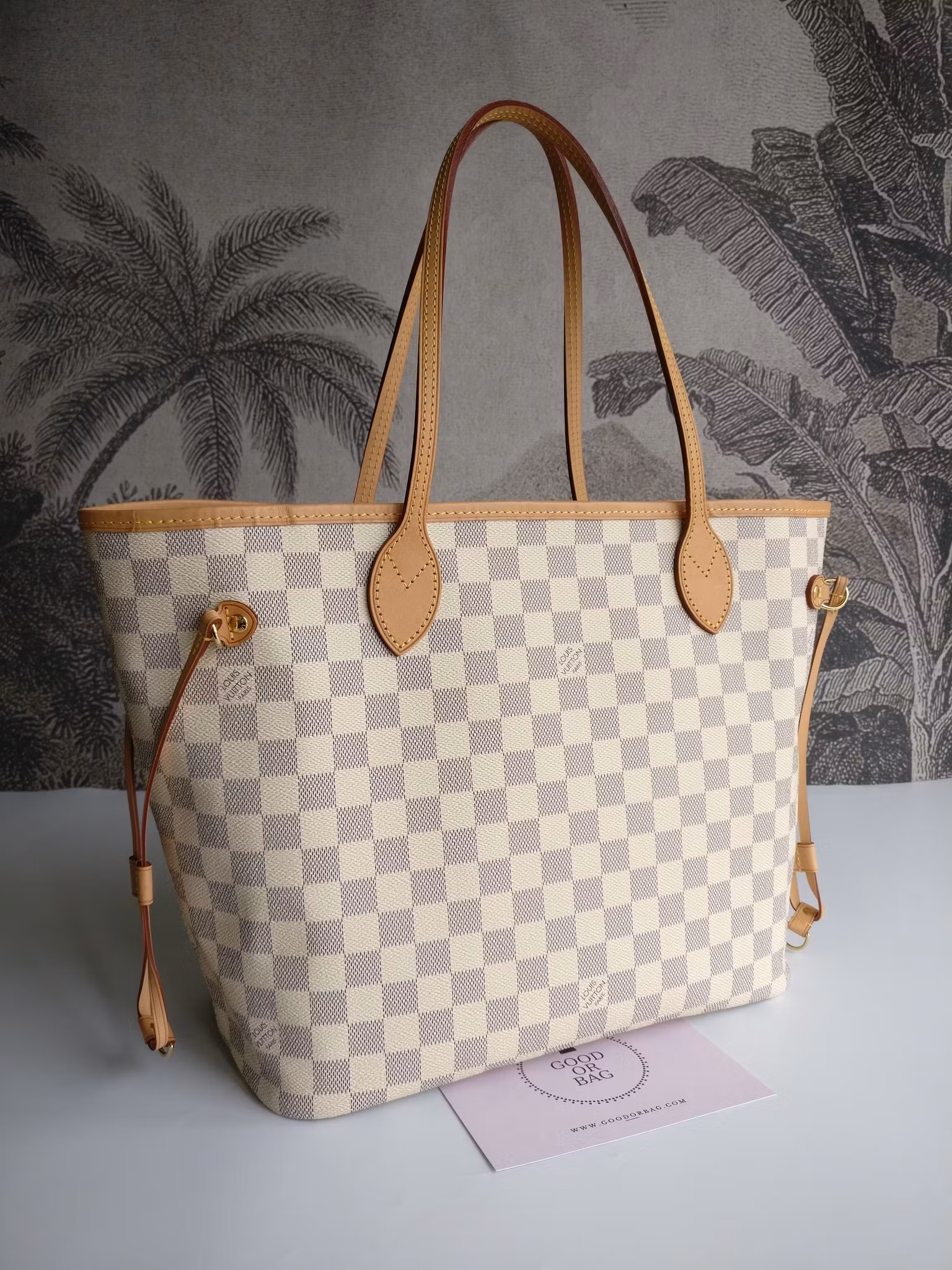 Louis Vuitton Neverfull MM damier azur