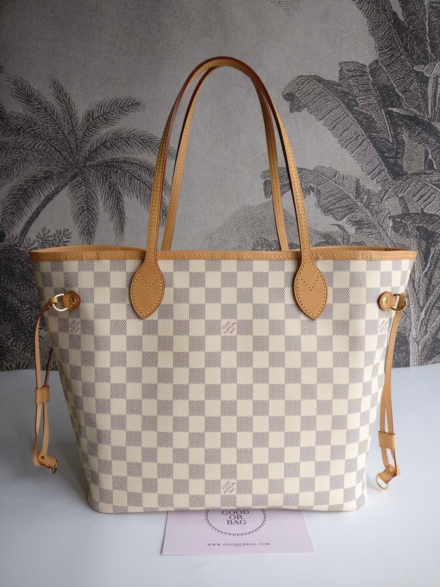 Louis Vuitton Neverfull MM damier azur