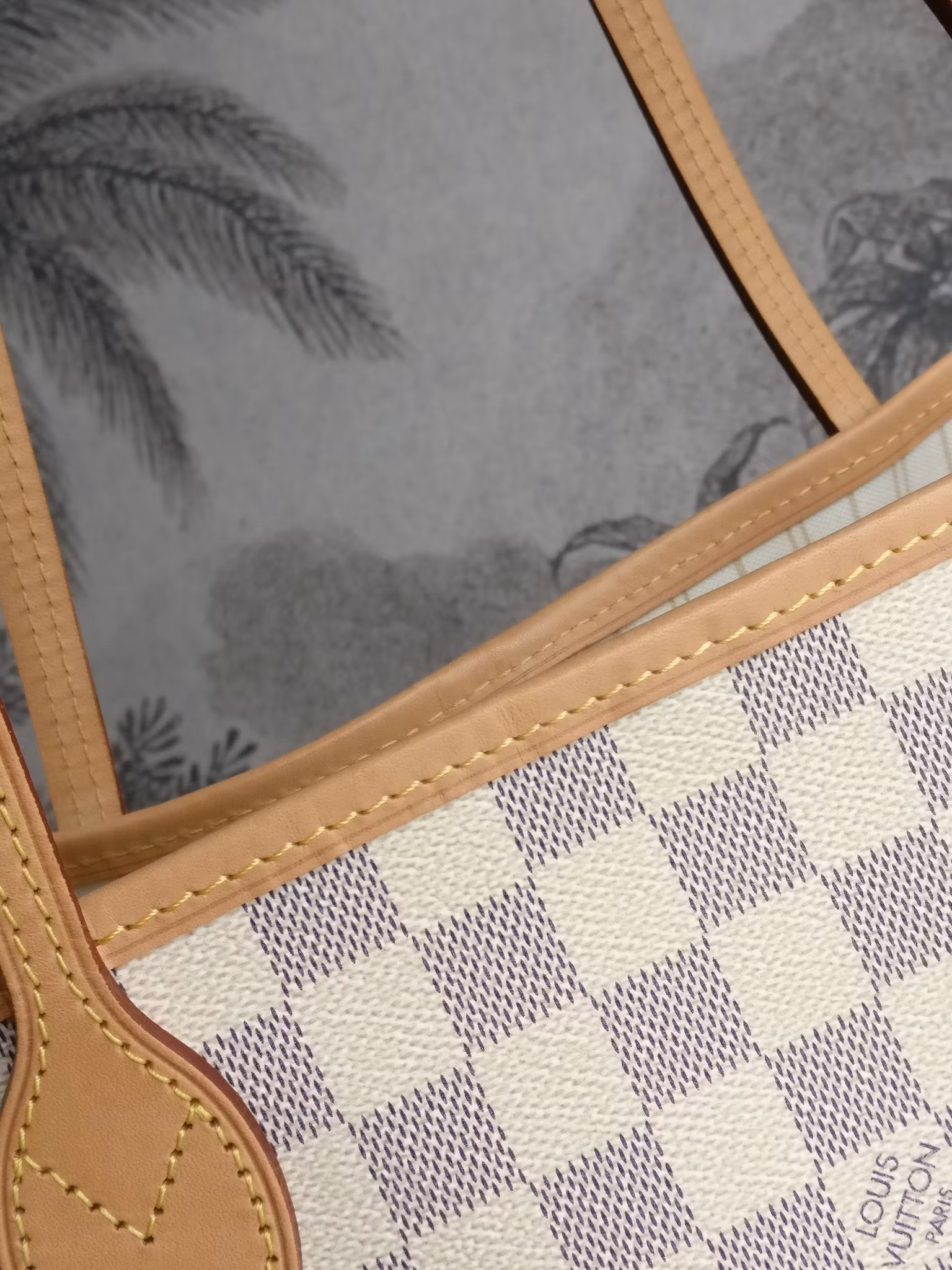 Louis Vuitton Neverfull MM damier azur