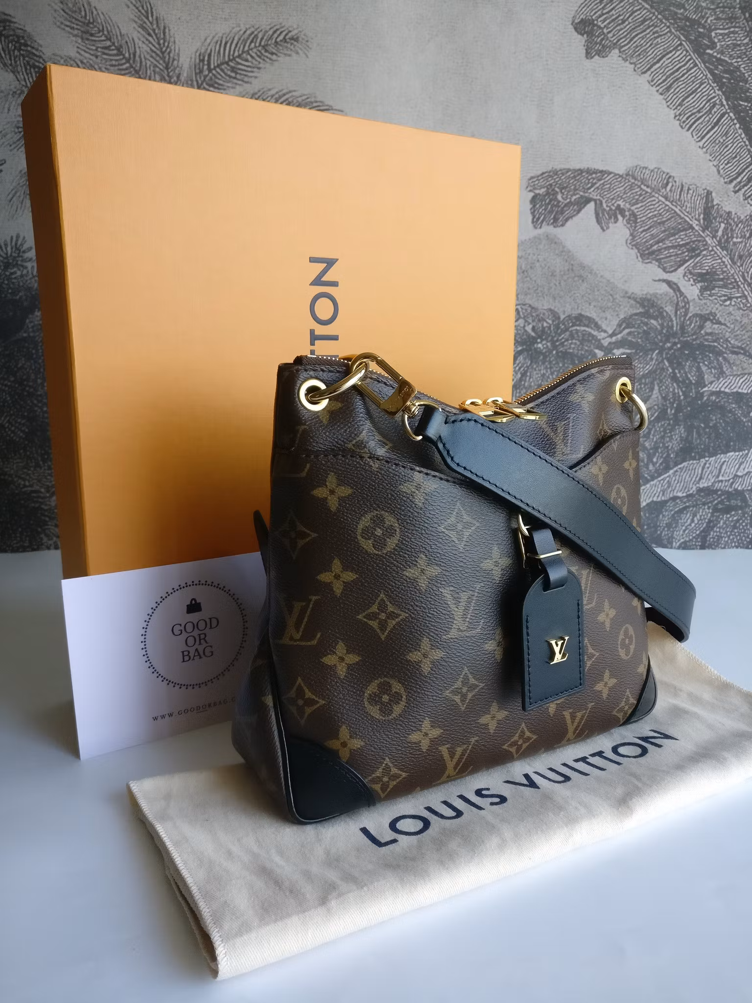 Louis Vuitton Odeon PM monogram black