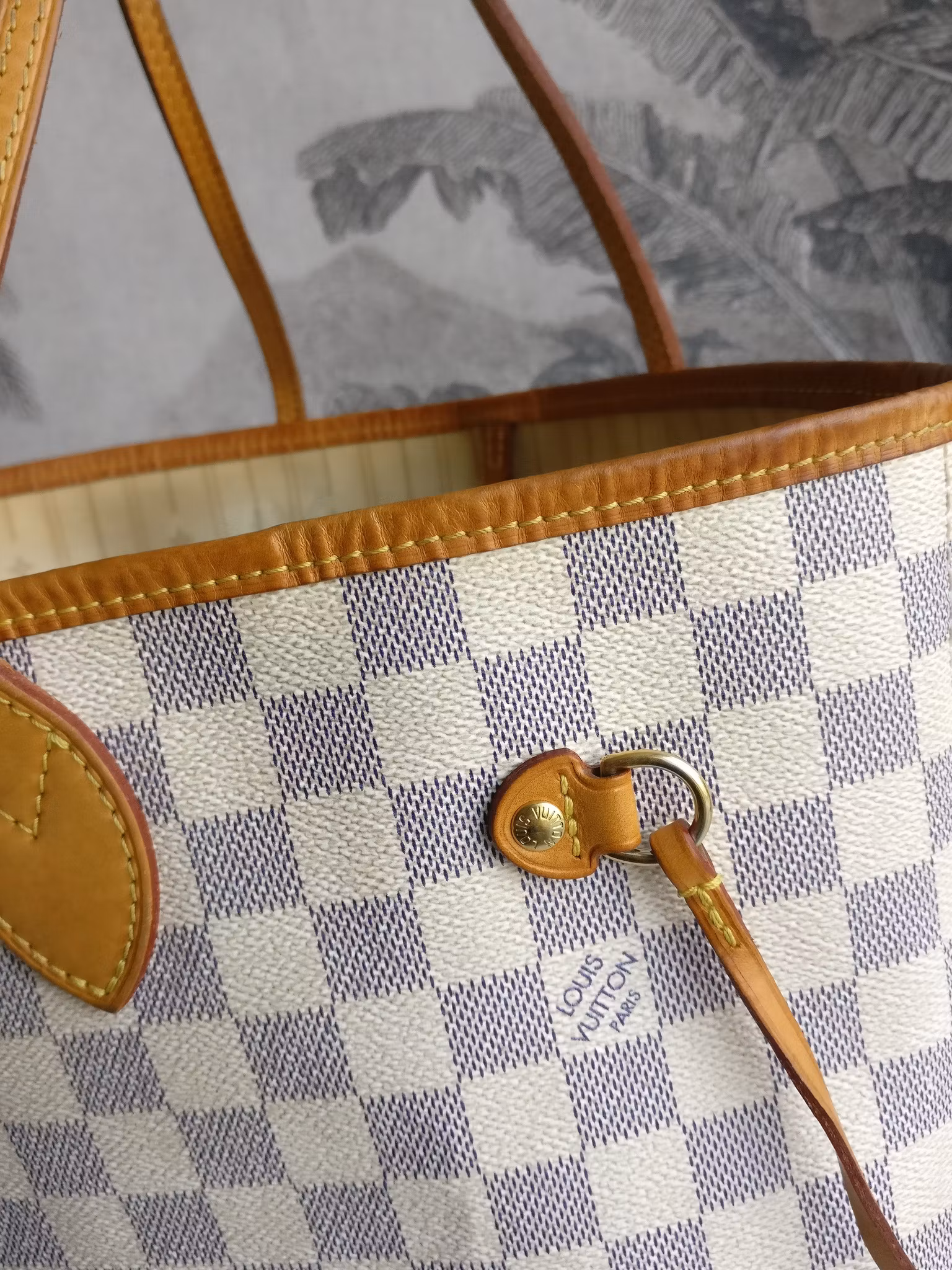 Louis Vuitton Neverfull MM damier azur