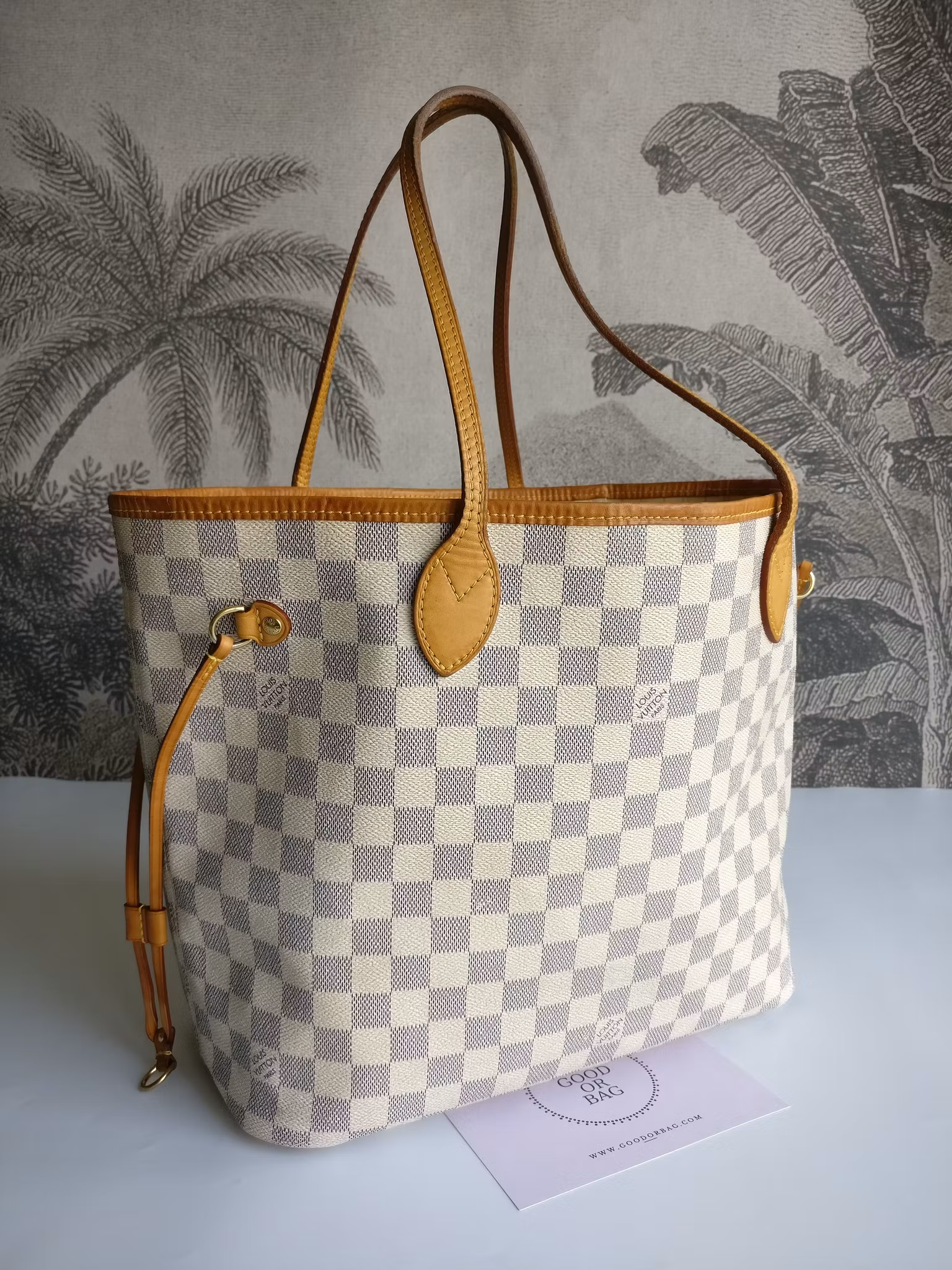 Louis Vuitton Neverfull MM damier azur