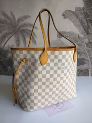 Louis Vuitton Neverfull MM damier azur