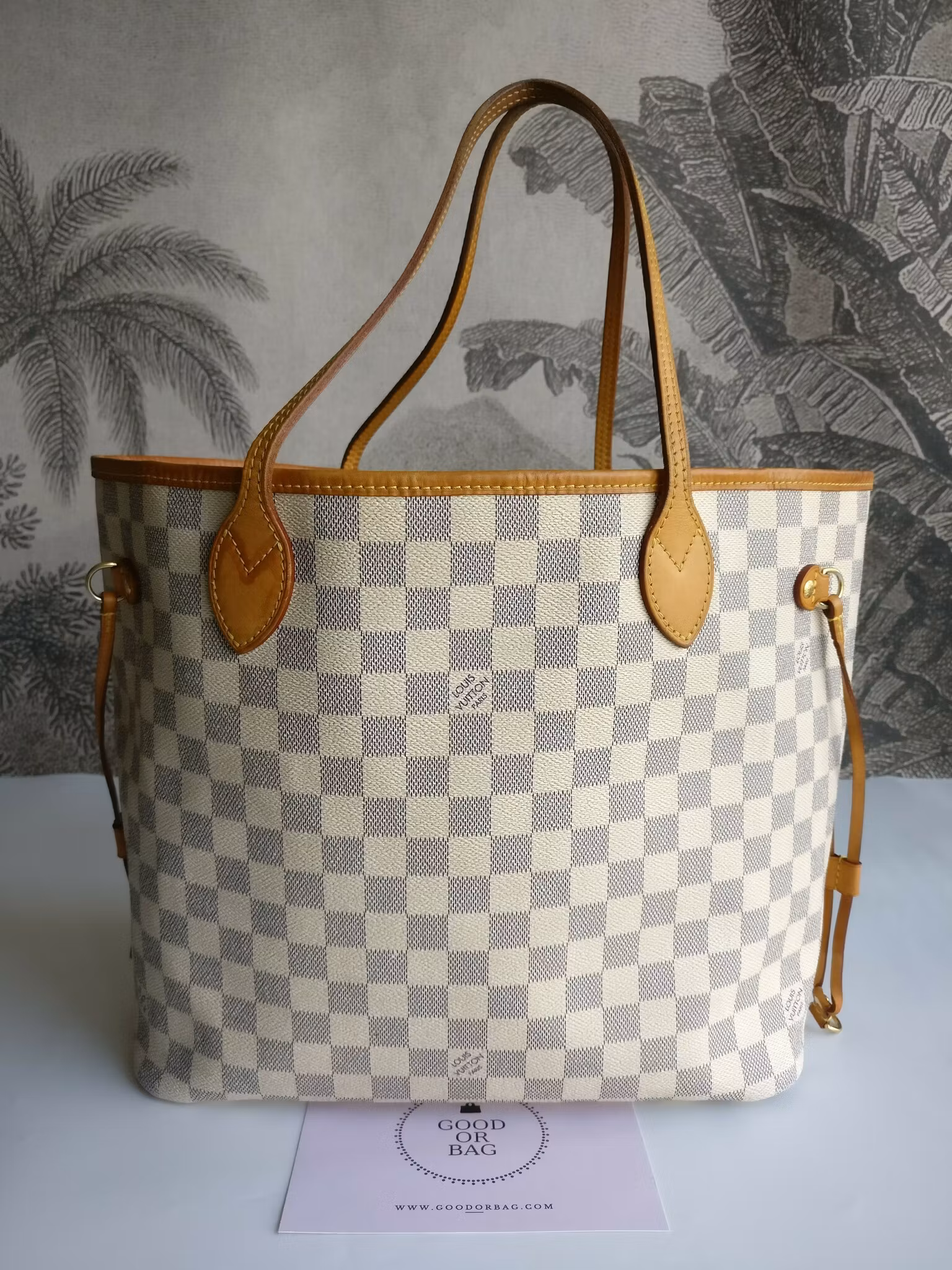 Louis Vuitton Neverfull MM damier azur