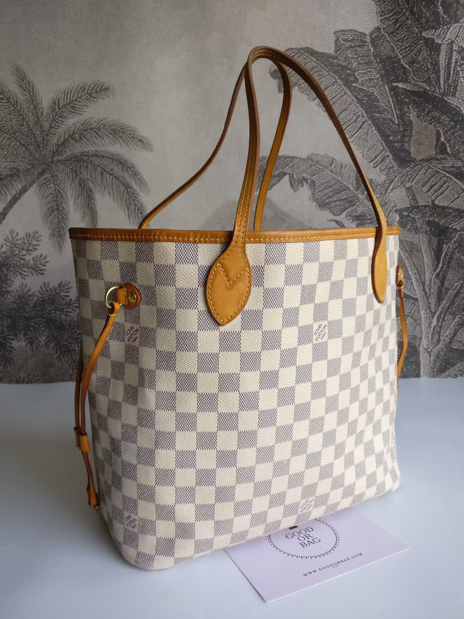 Louis Vuitton Neverfull MM damier azur