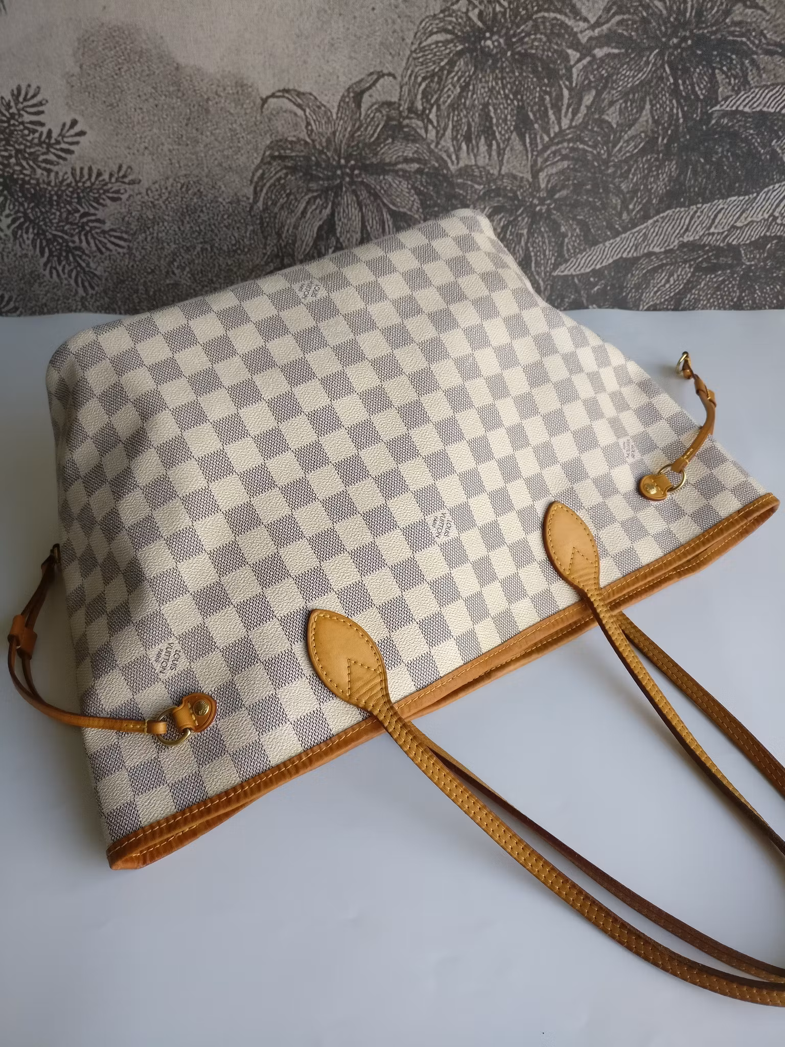 Louis Vuitton Neverfull MM damier azur