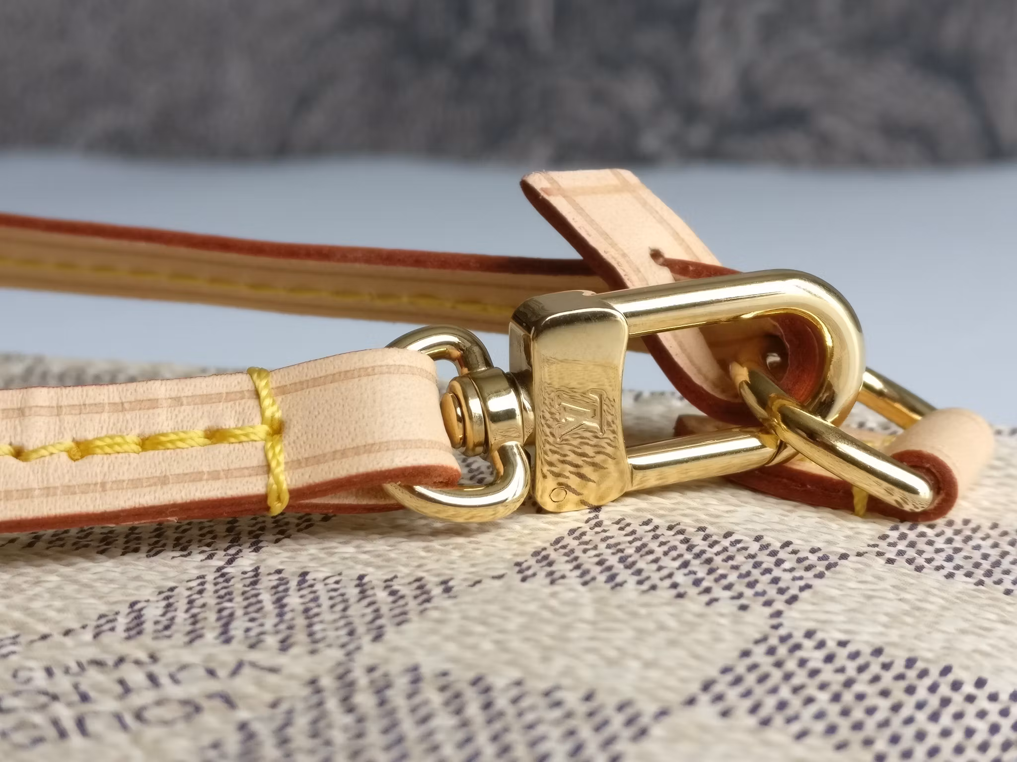Louis Vuitton Neverfull MM/GM pochette damier azur