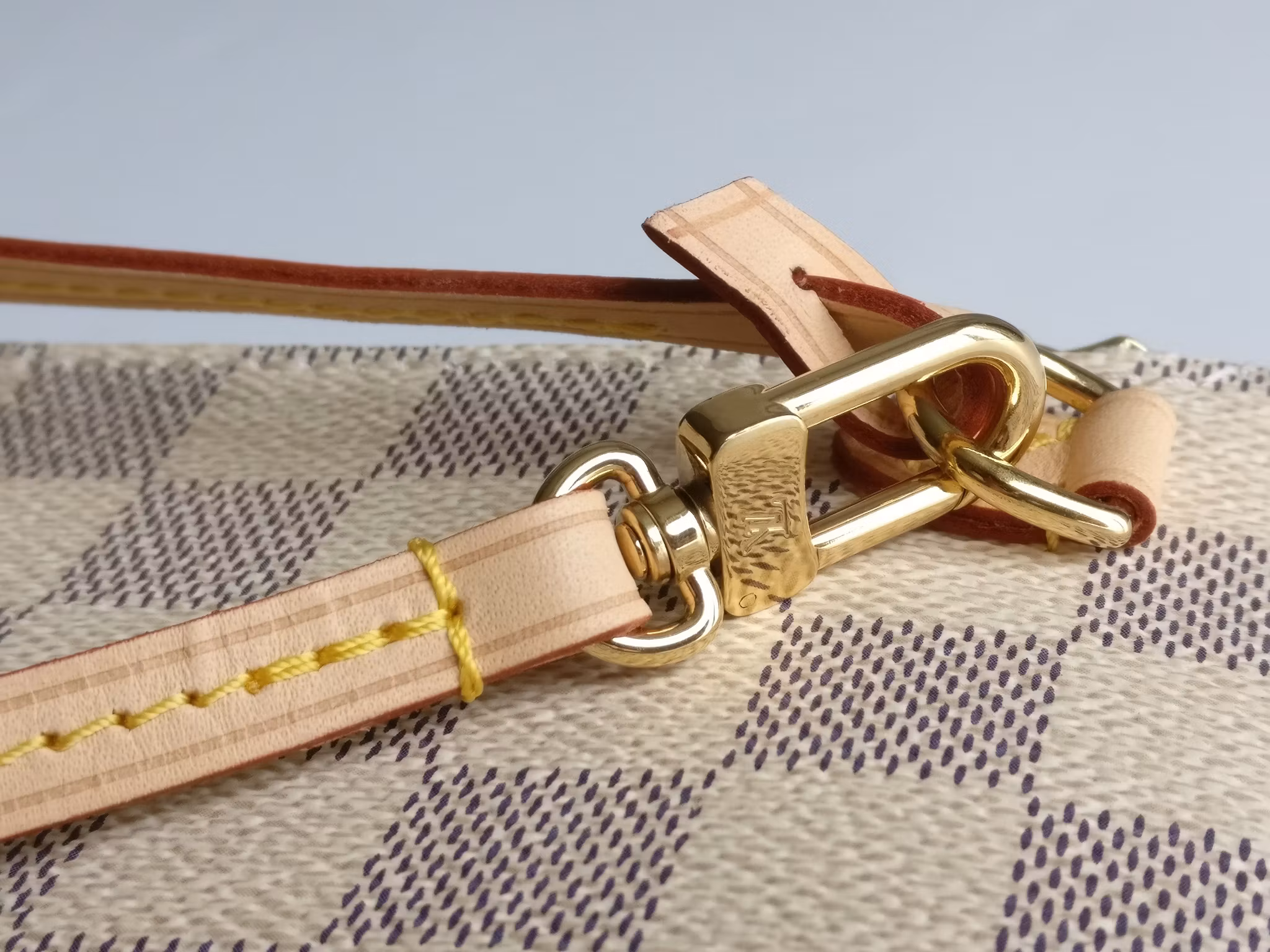 Louis Vuitton Neverfull MM/GM pochette damier azur
