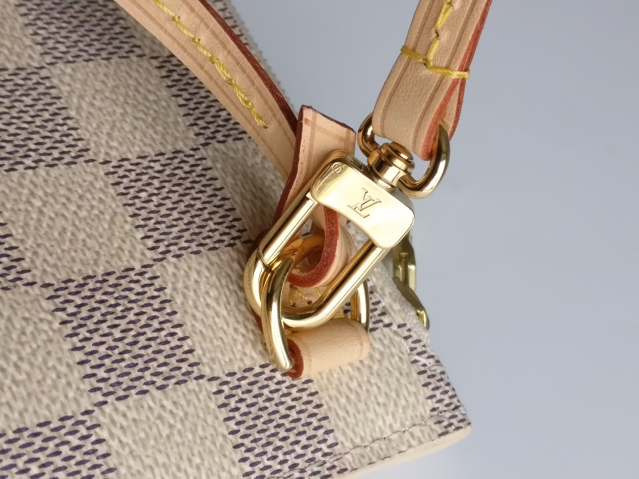 Louis Vuitton Neverfull MM/GM pochette damier azur
