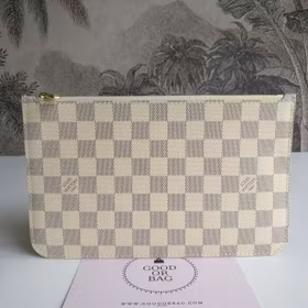 Louis Vuitton Neverfull MM/GM pochette damier azur