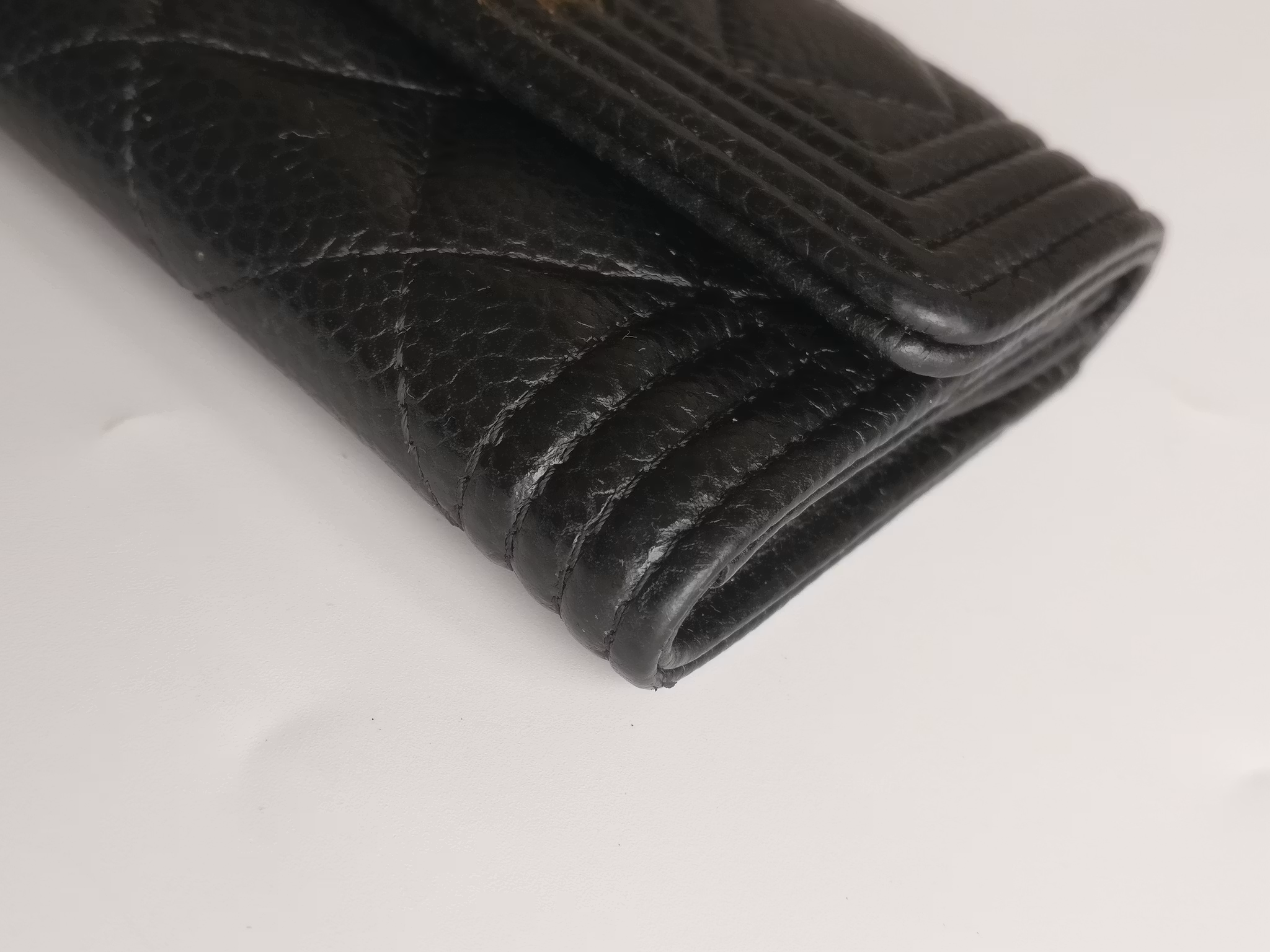 Chanel Boy Flap Card Holder