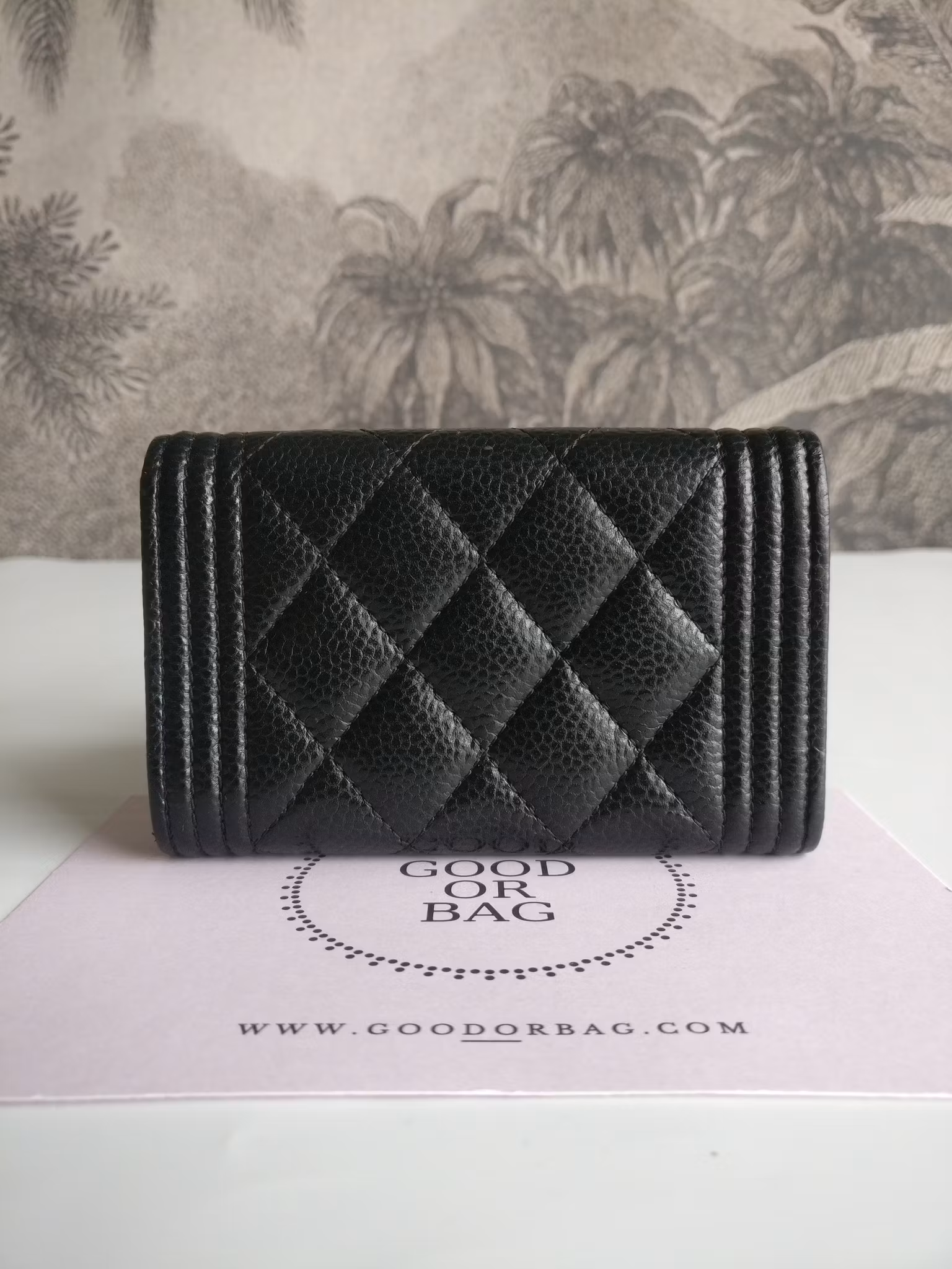 Chanel Boy Flap Card Holder