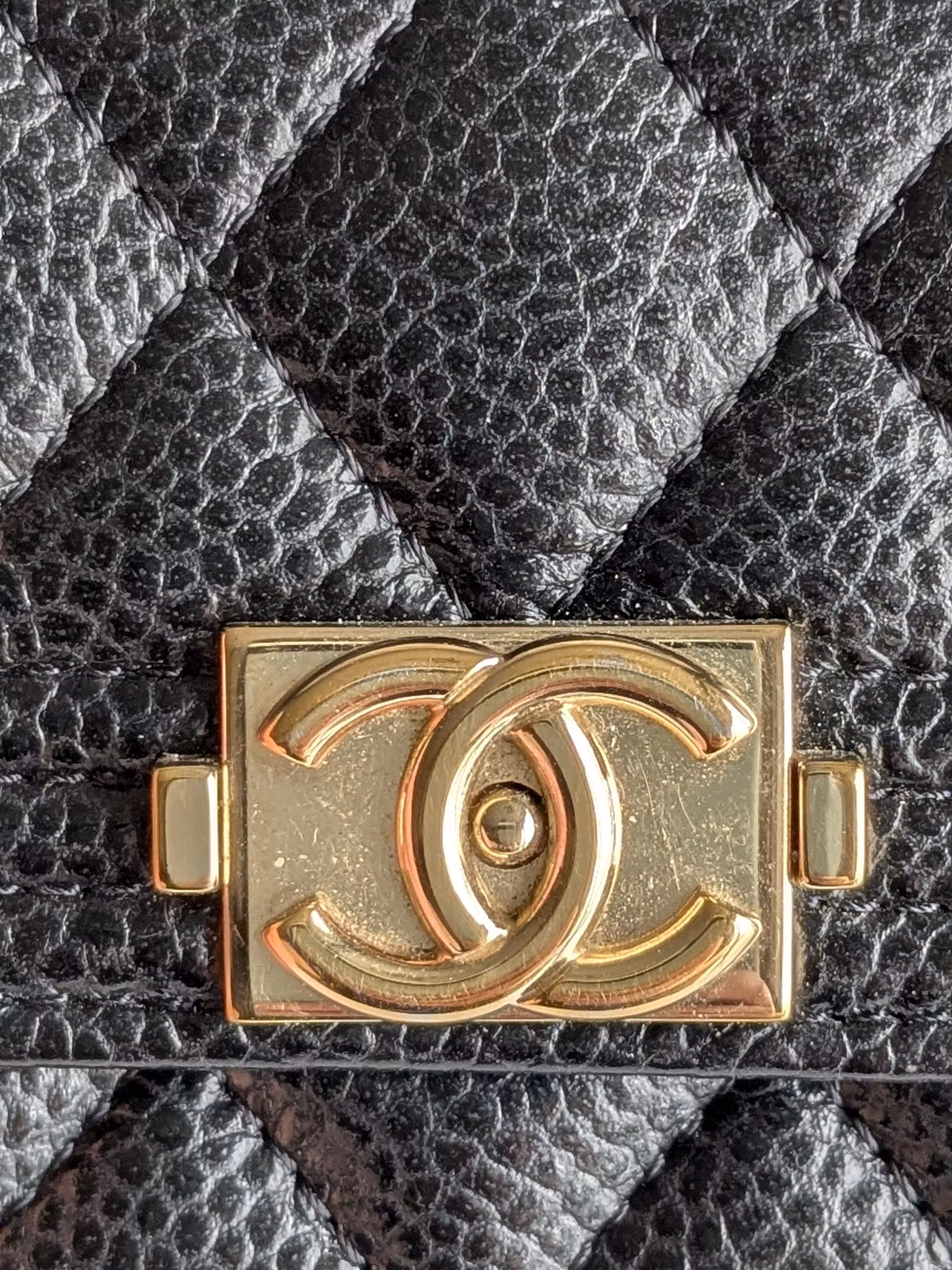 Chanel Boy Flap Card Holder