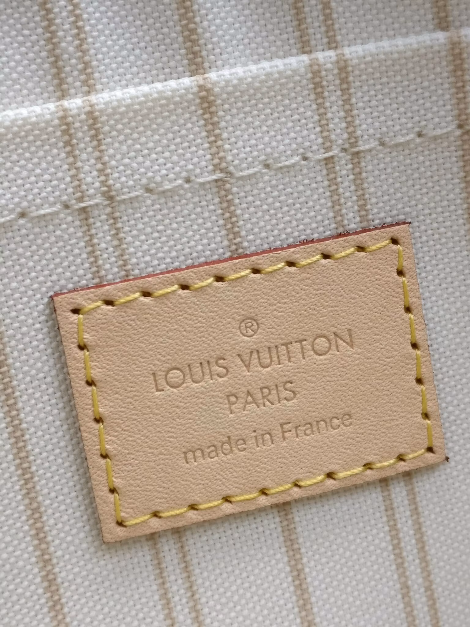 Louis Vuitton Neverfull MM/GM pochette damier azur